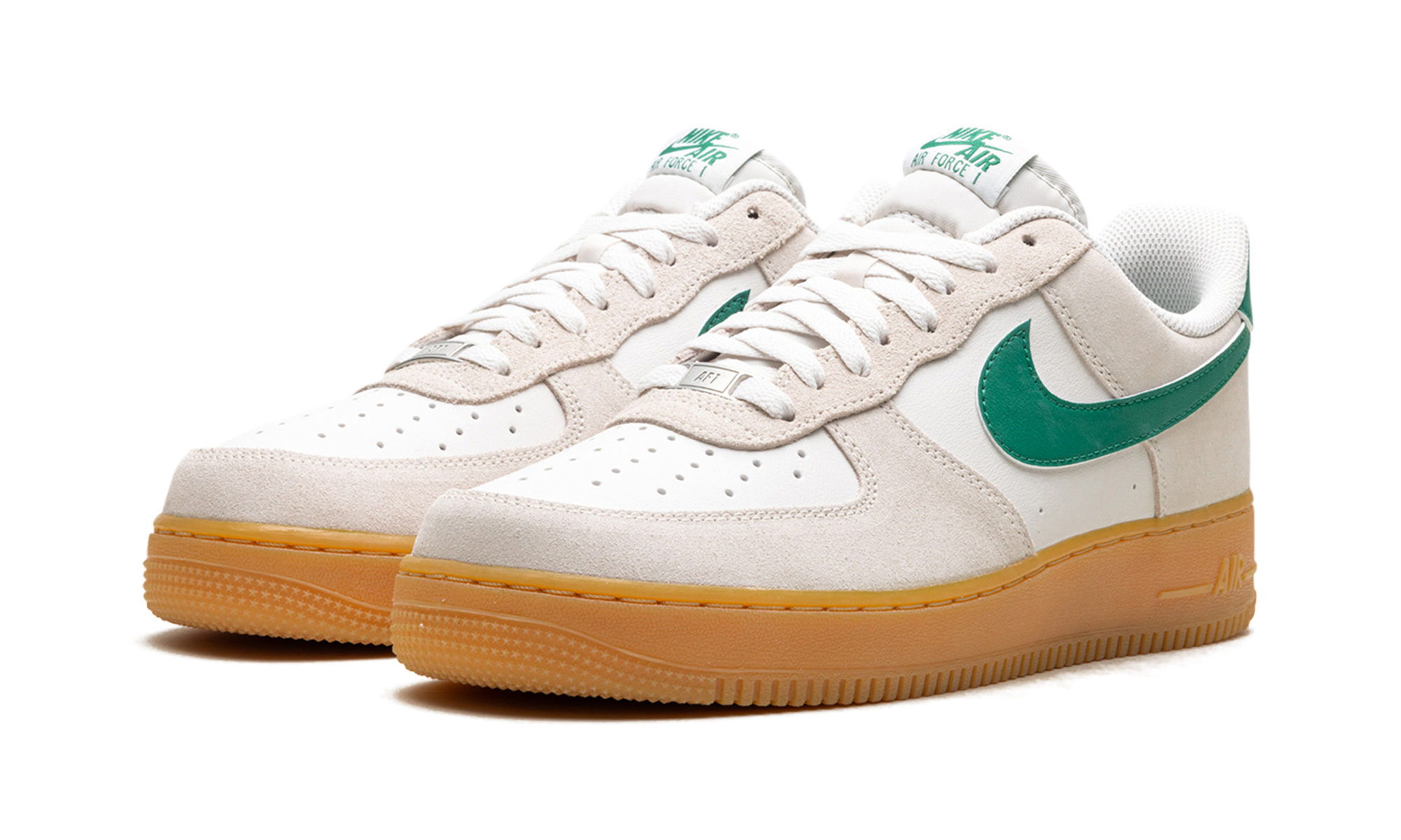nike air force 1 low 07 lv8 phantom malachite gum+FQ8714-001+diagnol left view