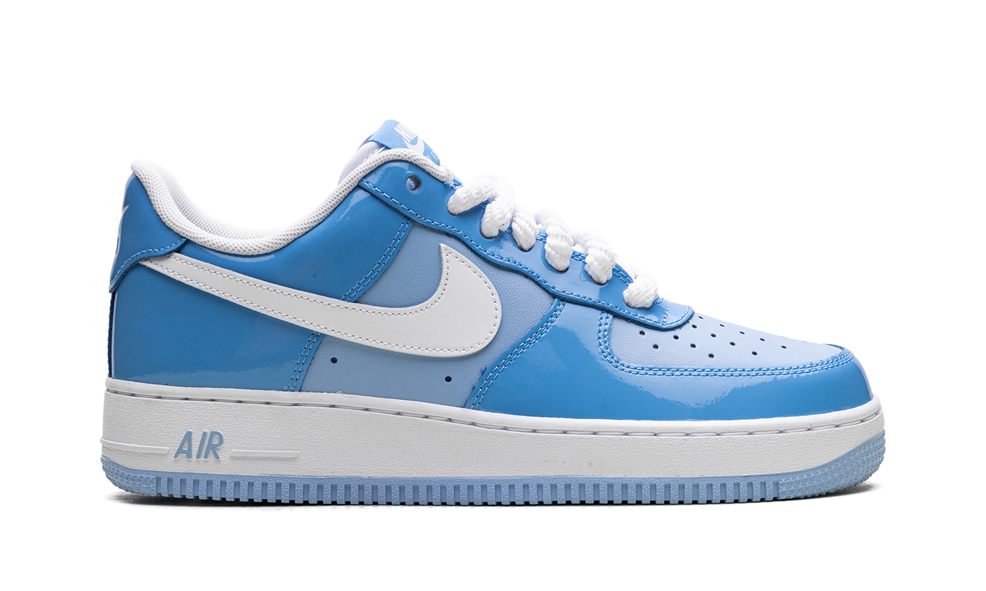 nike air force 1 low 07 lv8 phychic blue white patent+HV9405-400+right view