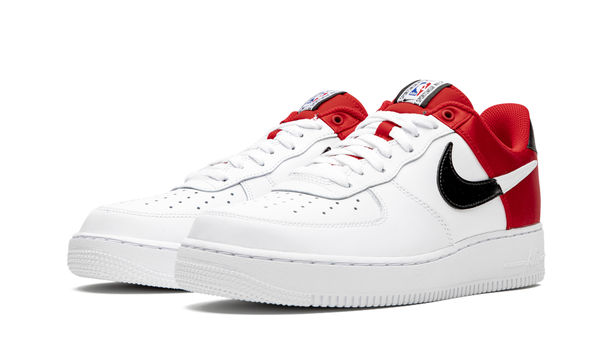 nike air force 1 low 07 lv8 red+BQ4420-600+diagnol left view