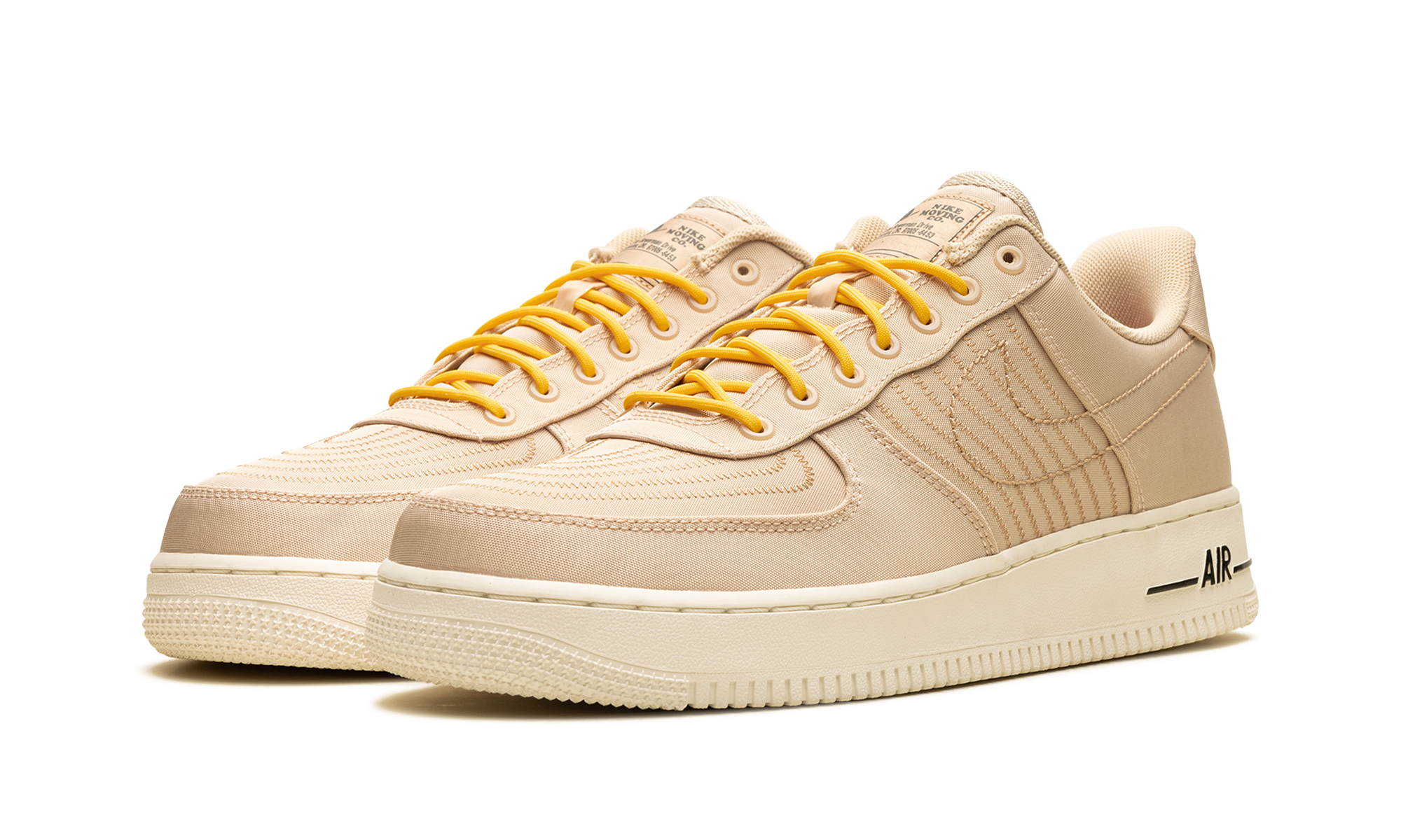 nike air force 1 low 07 lv8 sanddrift sail+DV0794-100+diagnol left view