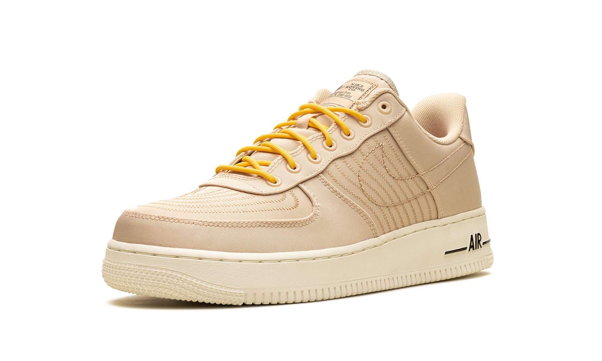 nike air force 1 low 07 lv8 sanddrift sail+DV0794-100+left diagnol single view
