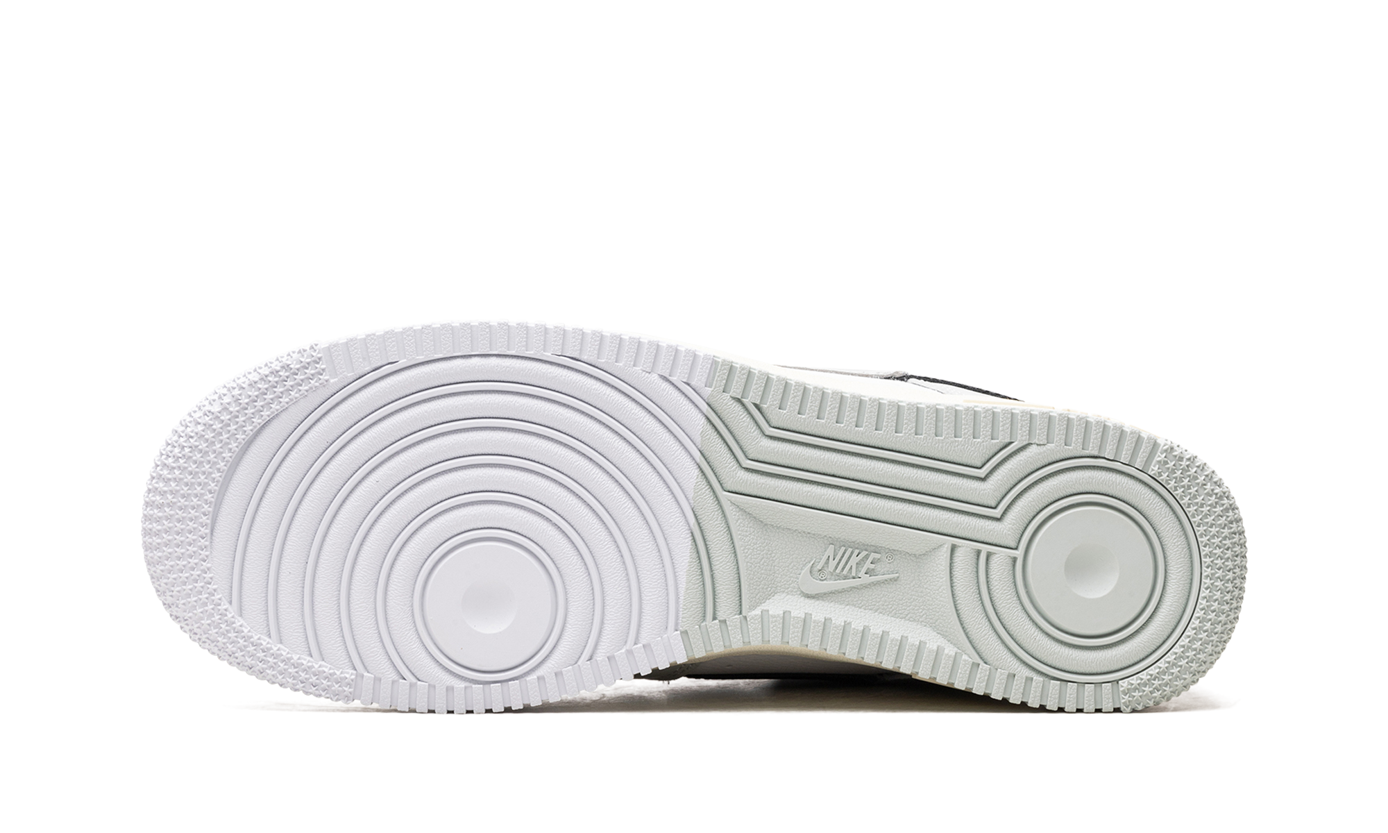 nike air force 1 low 07 lv8 split light silver+DZ2522-001+bottom view