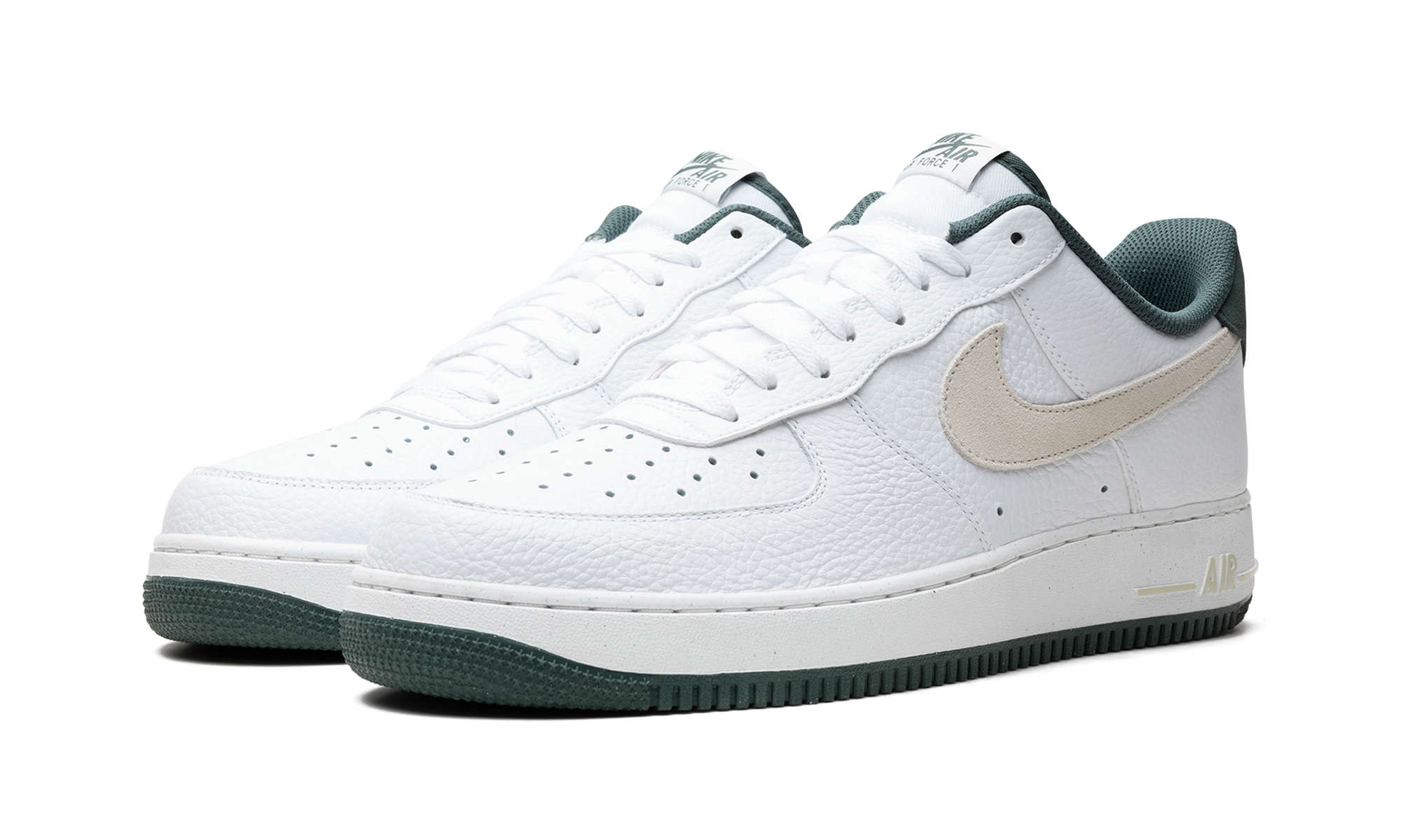 nike air force 1 low 07 lv8 vintage green+HF1939-100+diagnol left view