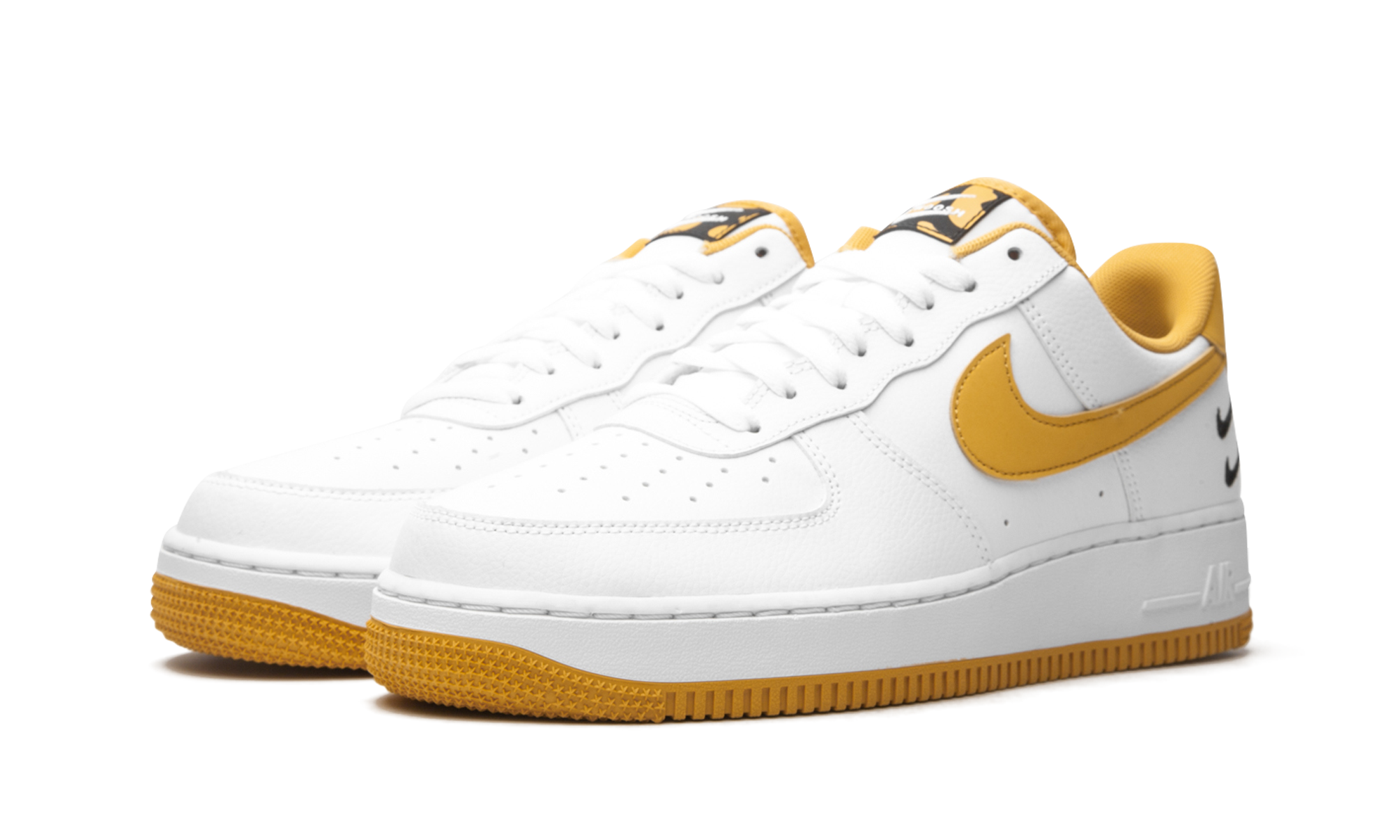 nike air force 1 low 07 lv8 white light ginger+CT2300-100+diagnol left view