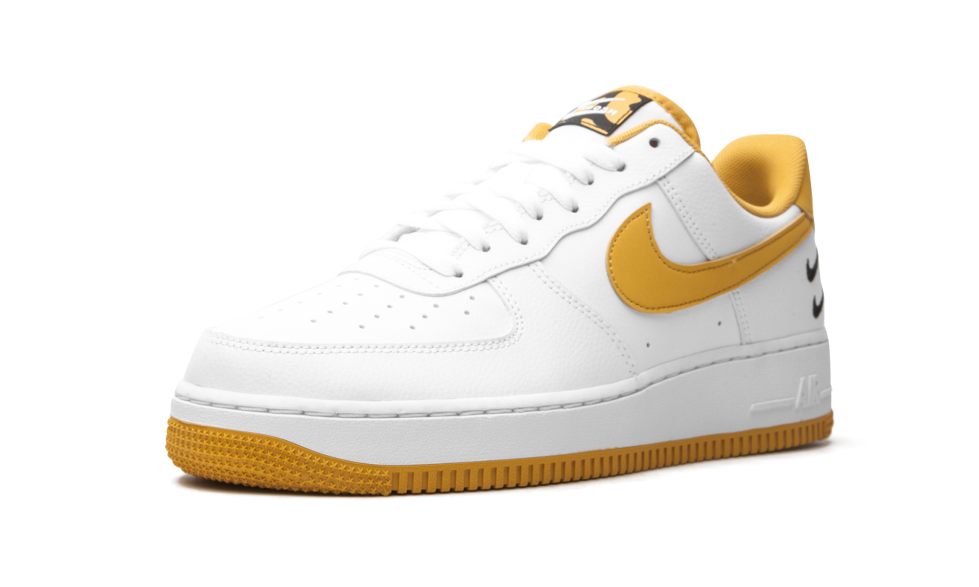 nike air force 1 low 07 lv8 white light ginger+CT2300-100+left diagnol single view
