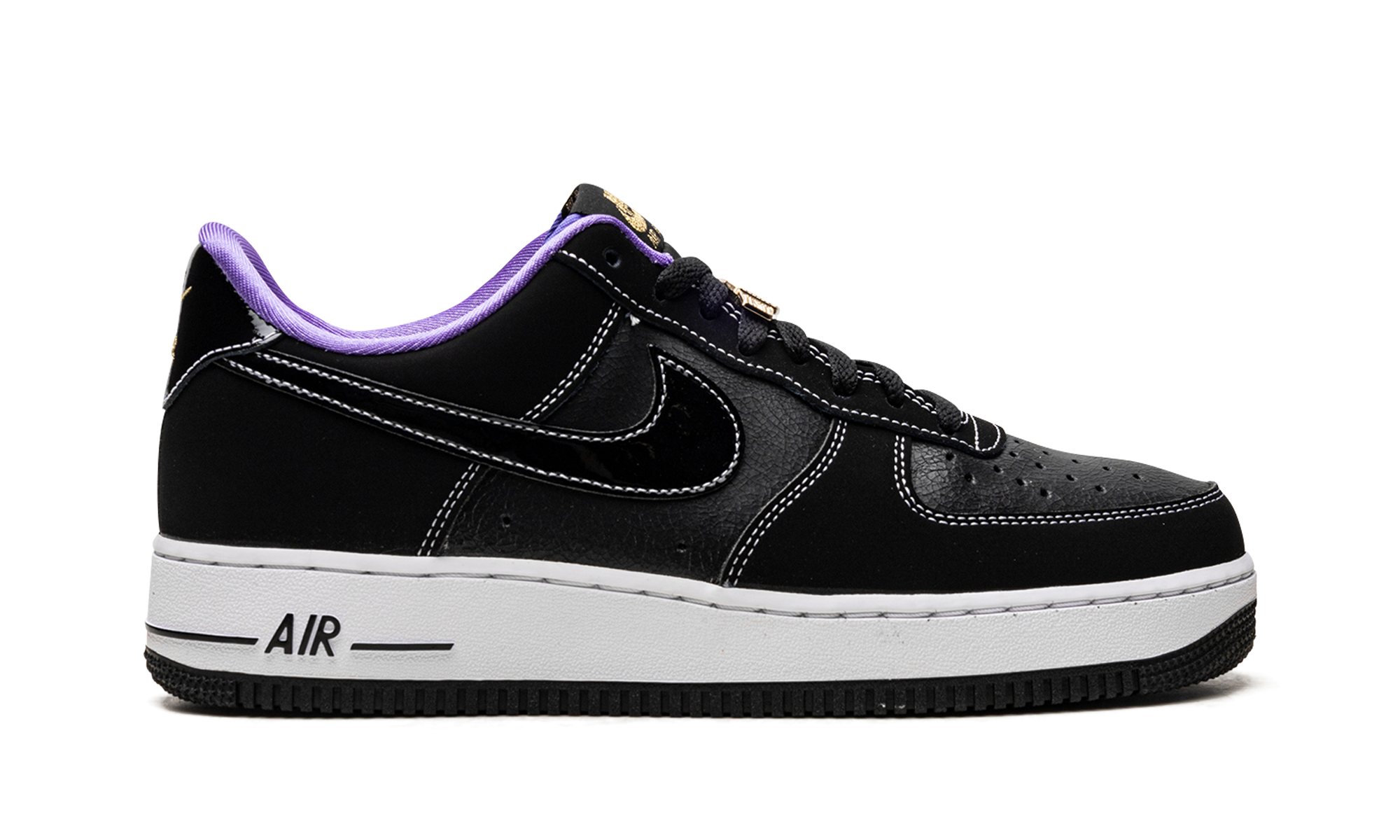 nike air force 1 low 07 lv8 world champ black purple+DR9866-001+right view