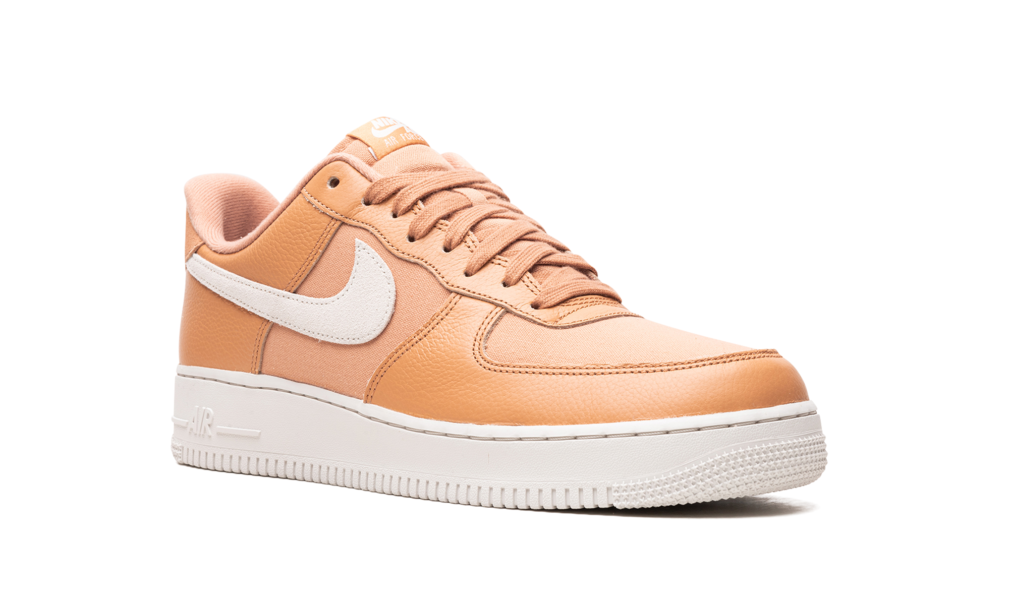 nike air force 1 low 07 lx amber brown phantom+DV7186-200+diagnol right view