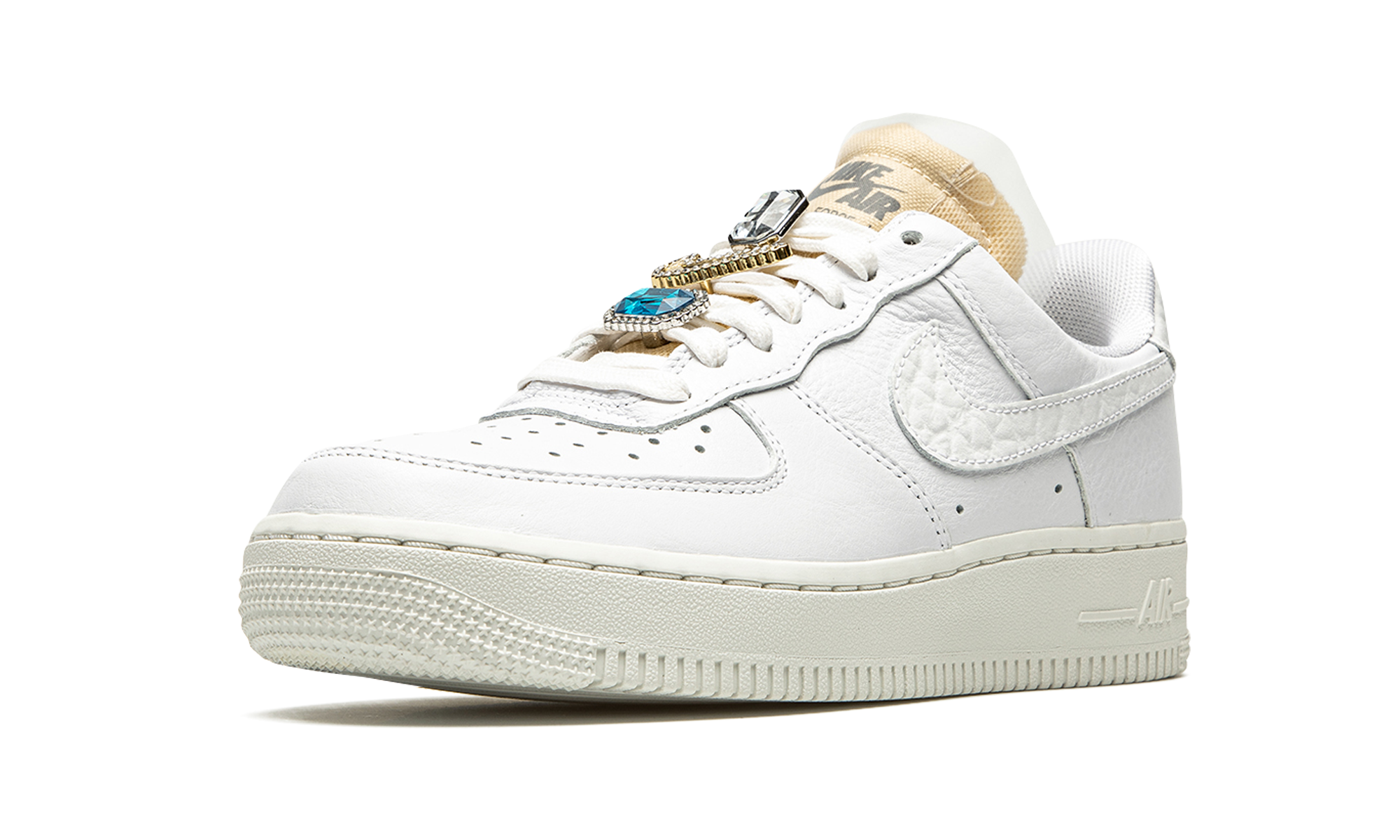 nike air force 1 low 07 lx bling women s+CZ8101-100+left diagnol single view