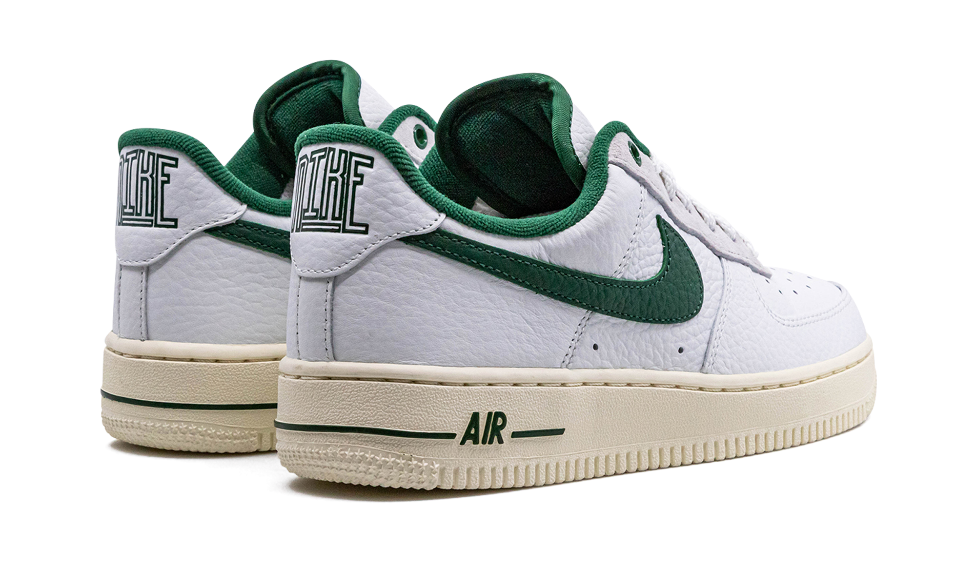nike air force 1 low 07 lx command force gorge green women s+DR0148-102+diagnol right behind view