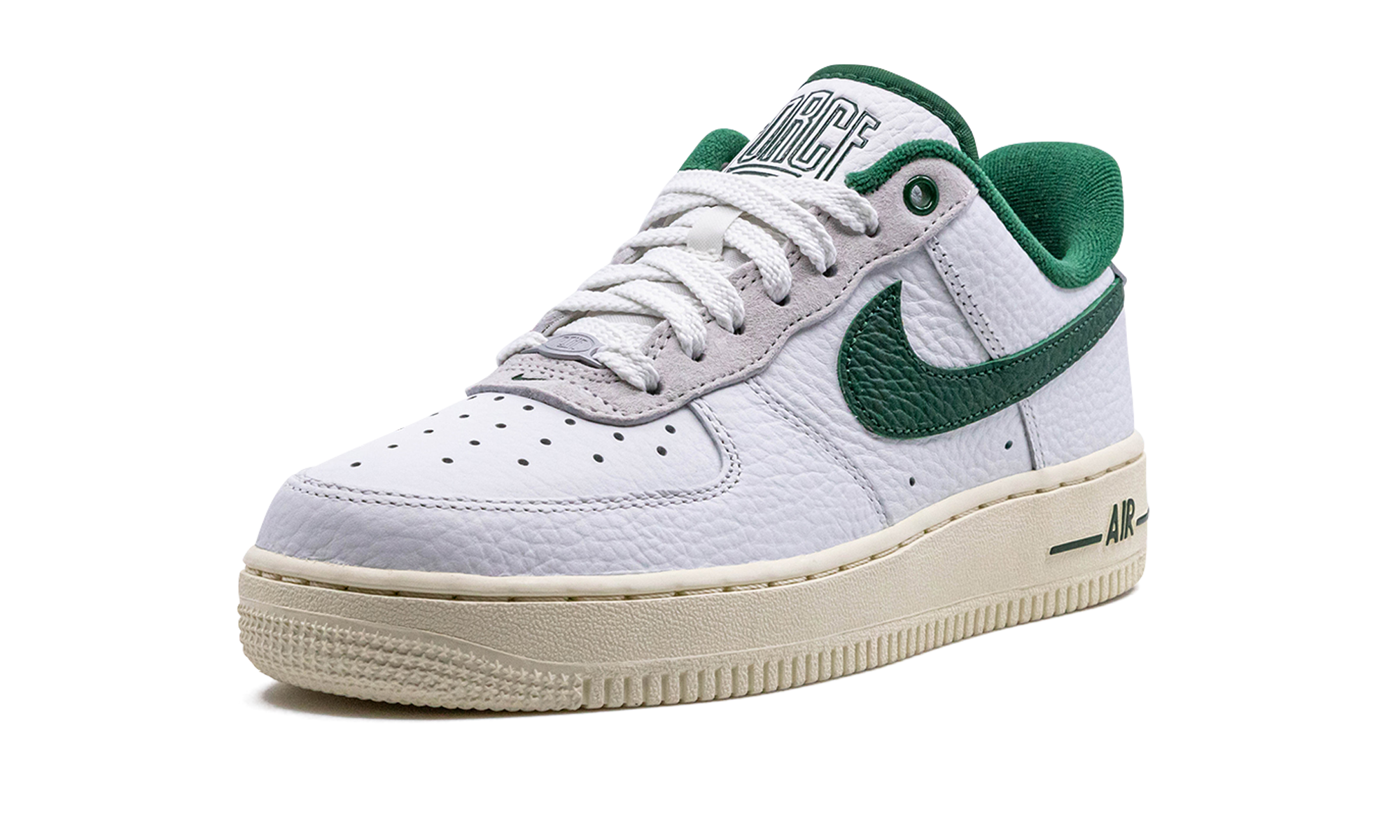 nike air force 1 low 07 lx command force gorge green women s+DR0148-102+left diagnol single view