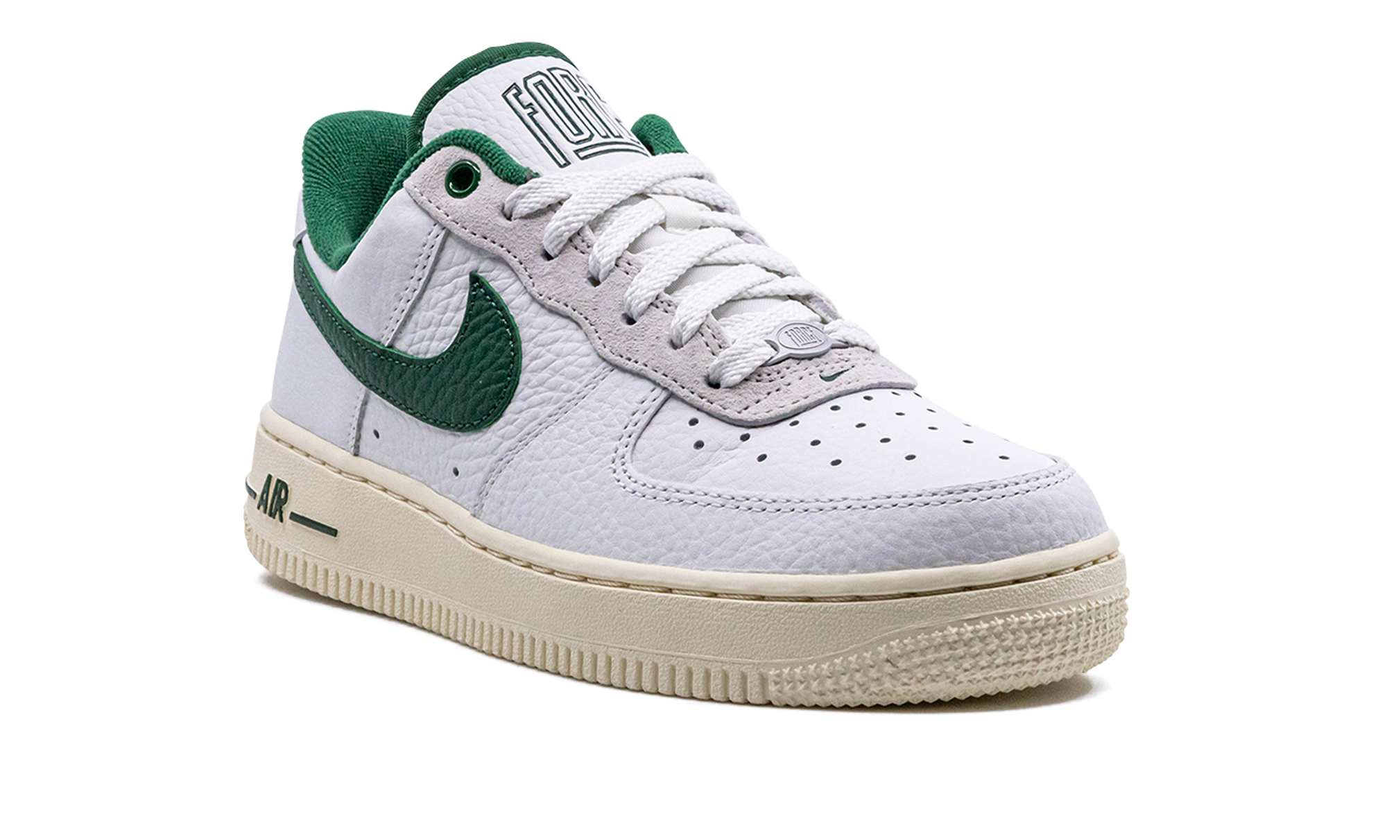 nike air force 1 low 07 lx command force gorge green women s+DR0148-102+diagnol right view