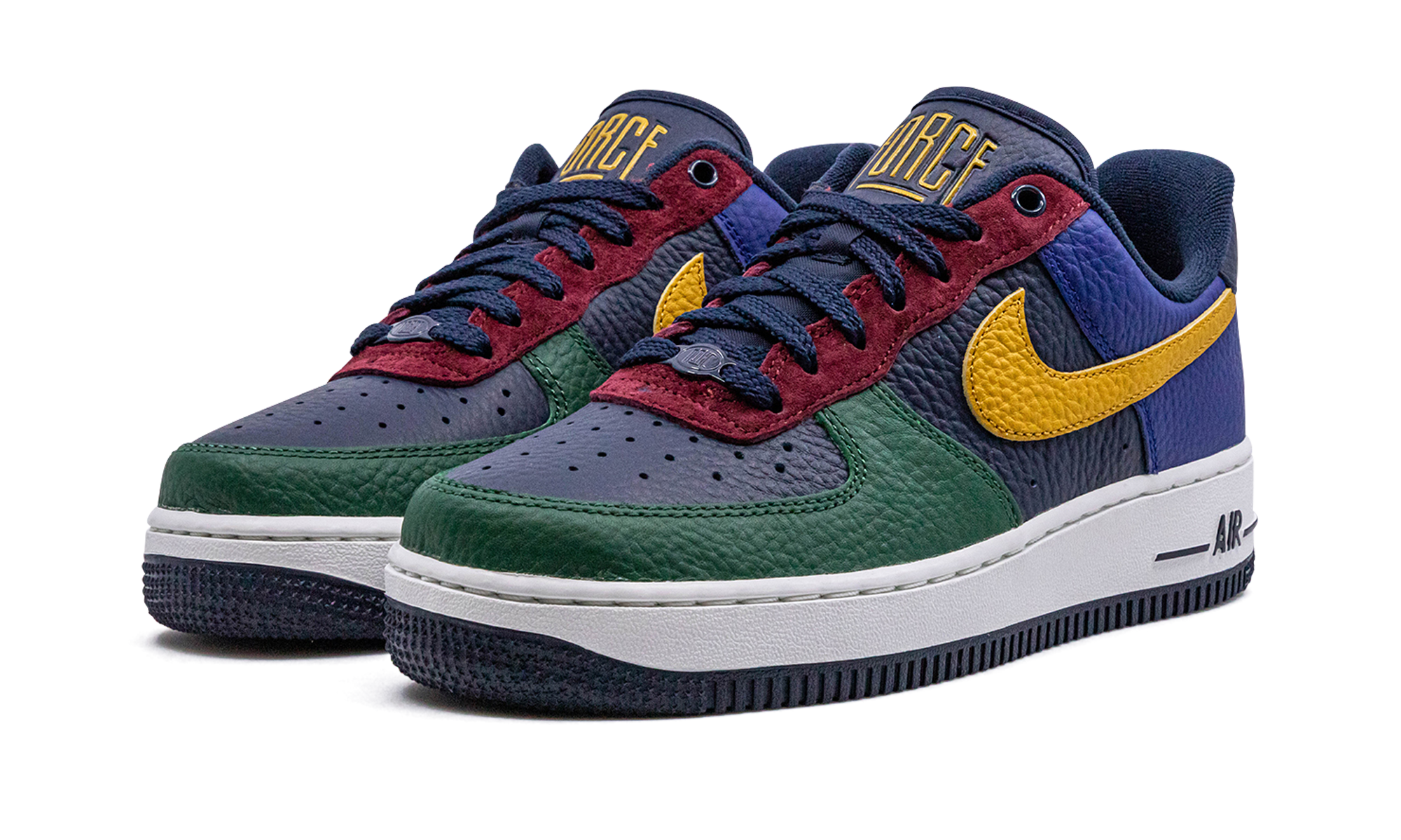 nike air force 1 low 07 lx command force obsidian gorge green women s+DR0148-300+diagnol left view