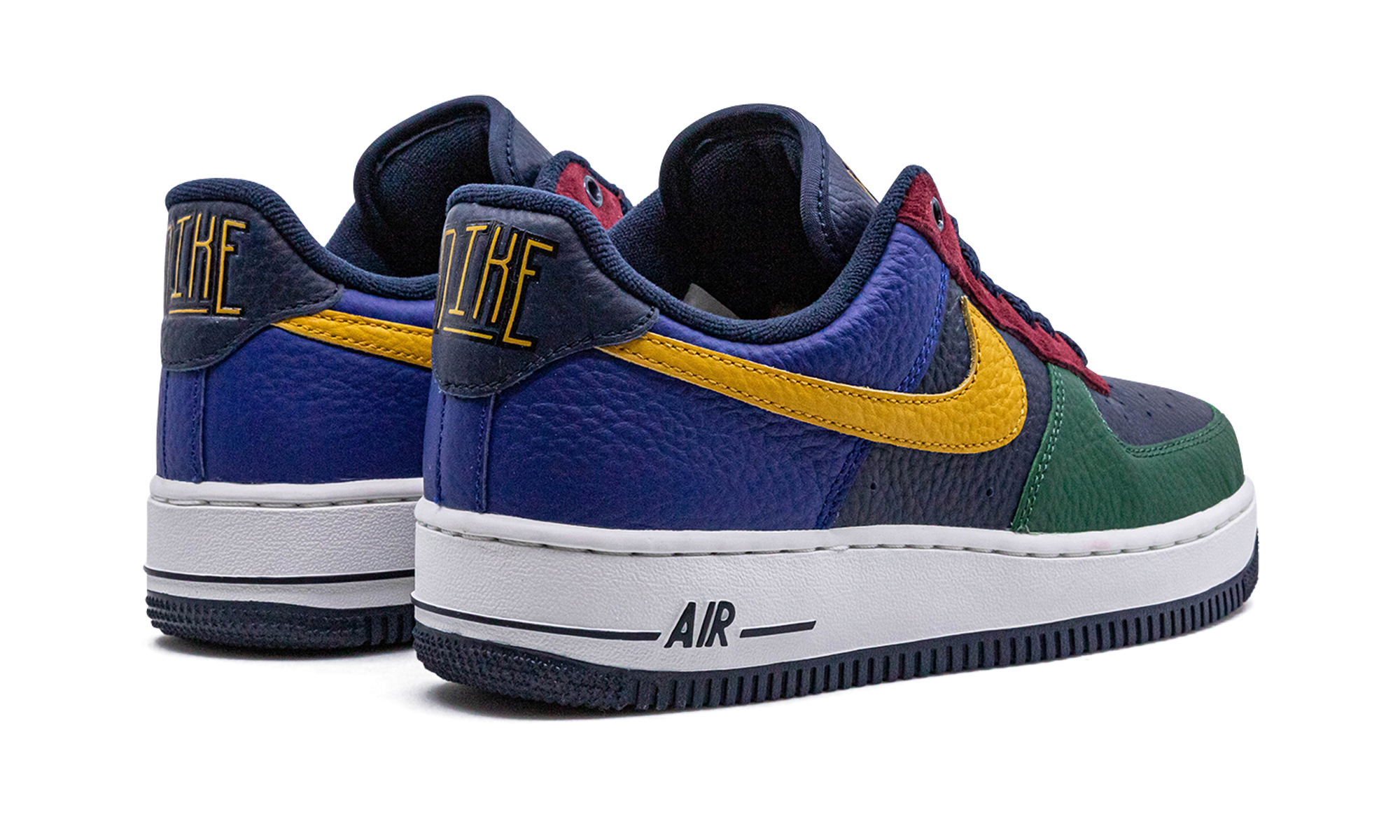 nike air force 1 low 07 lx command force obsidian gorge green women s+DR0148-300+diagnol right behind view