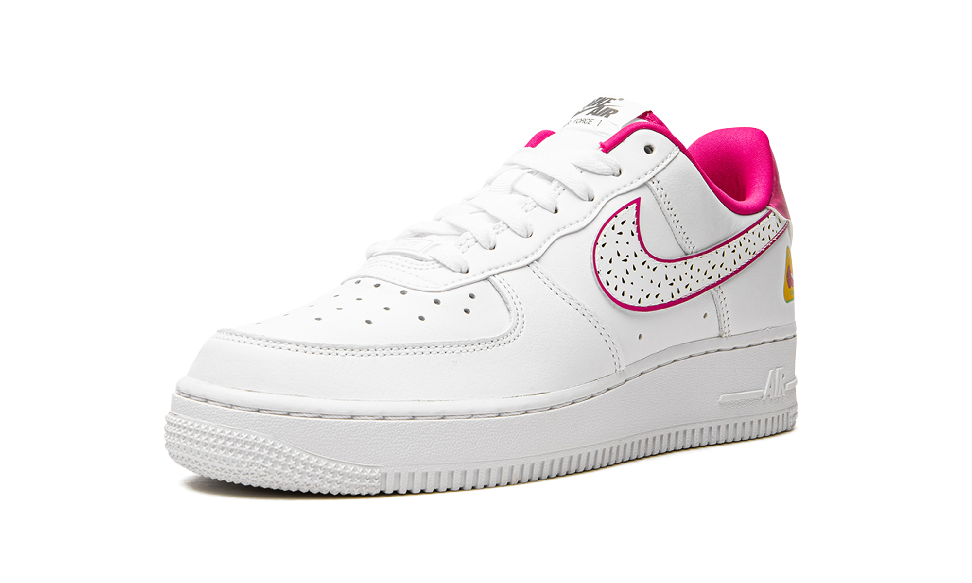 nike air force 1 low 07 lx dragon fruit women s+DV3809-100+left diagnol single view