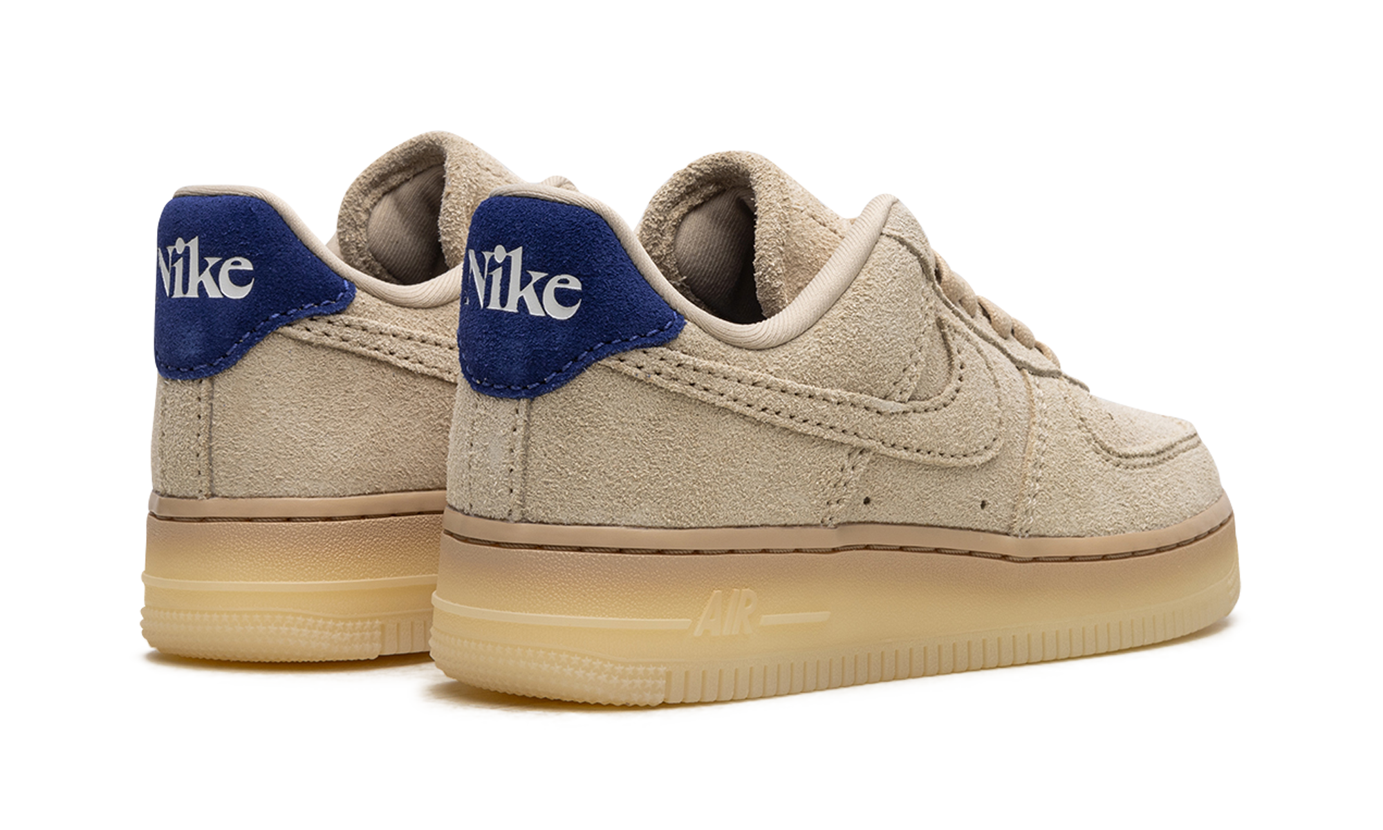 nike air force 1 low 07 lx grain deep royal blue women s+FN7202-224+diagnol right behind view