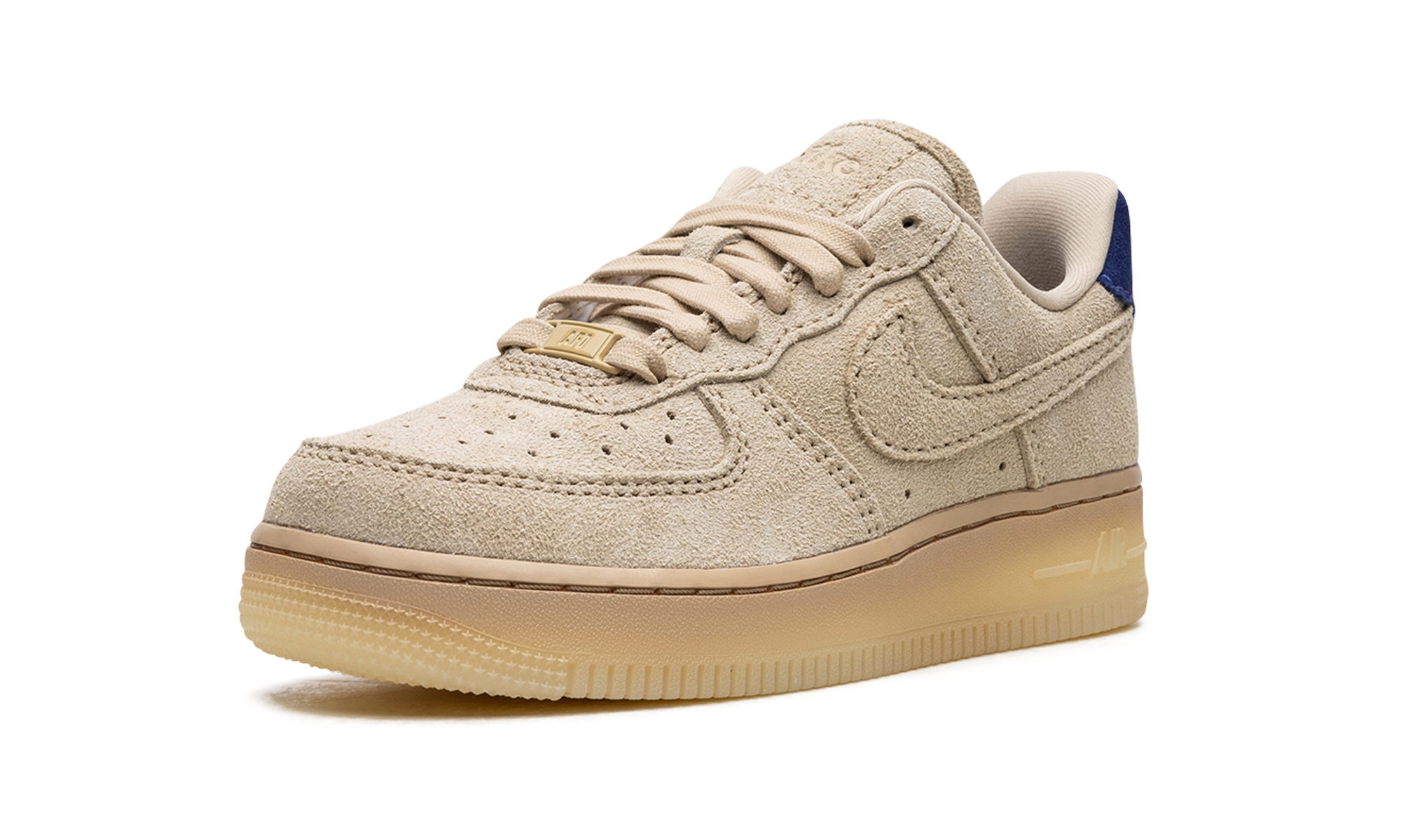 nike air force 1 low 07 lx grain deep royal blue women s+FN7202-224+left diagnol single view