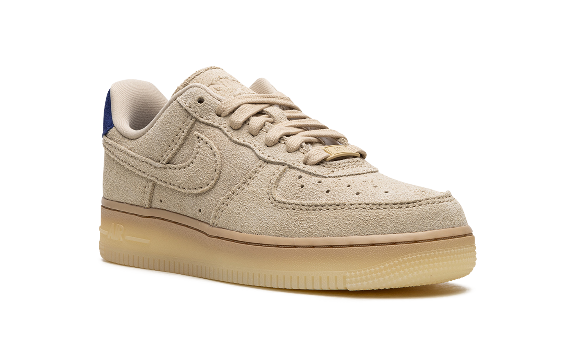 nike air force 1 low 07 lx grain deep royal blue women s+FN7202-224+diagnol right view