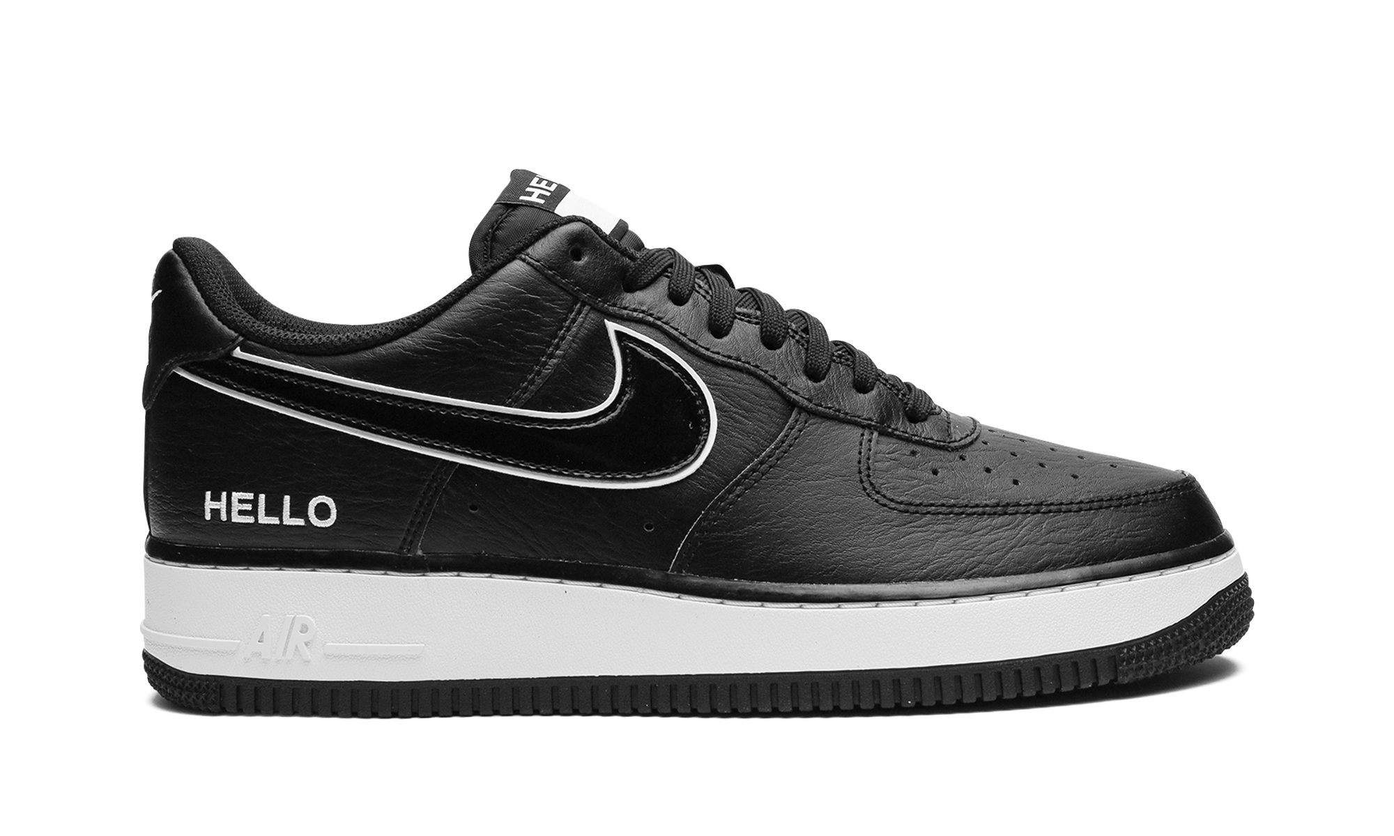 nike air force 1 low 07 lx hello black+CZ0327-001+right view