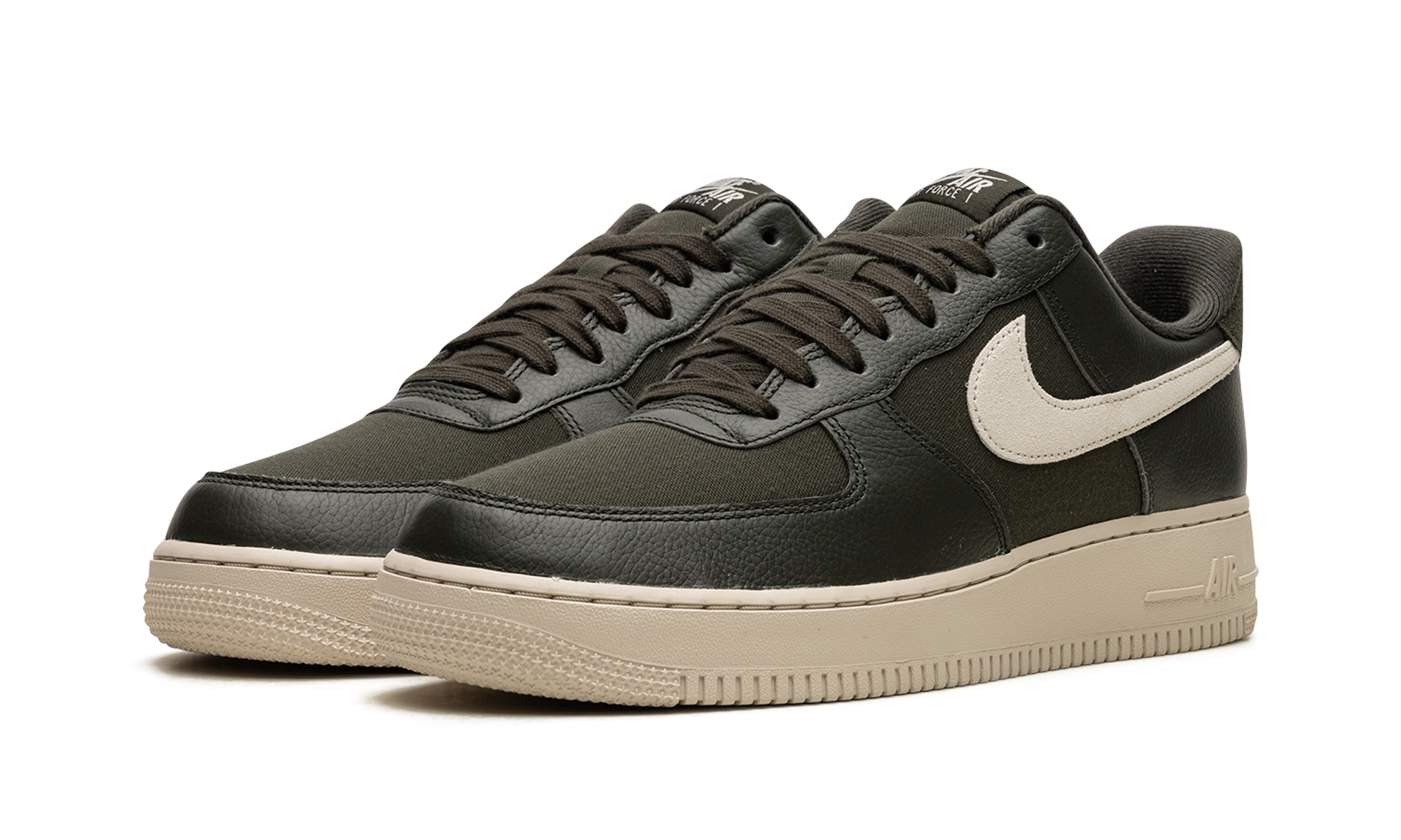 nike air force 1 low 07 lx nbhd sequoia+DV7186-301+diagnol left view