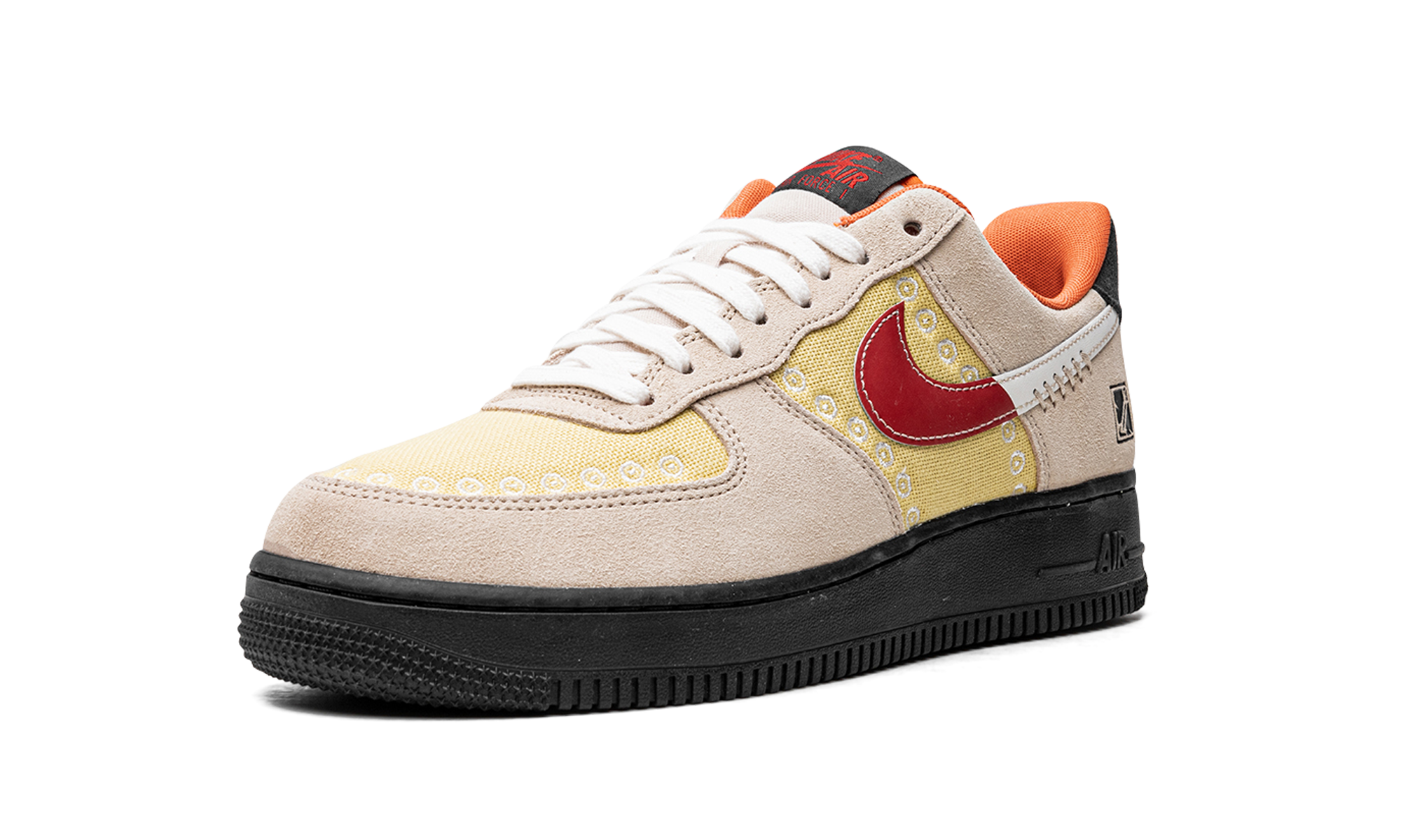 nike air force 1 low 07 lx somos familia+DZ5355-126+left diagnol single view