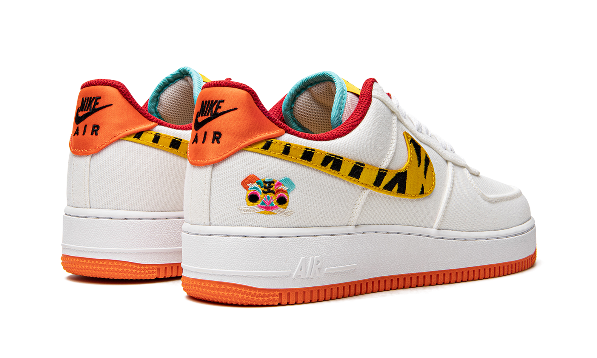 nike air force 1 low 07 lx year of the tiger+DR0147-171+diagnol right behind view