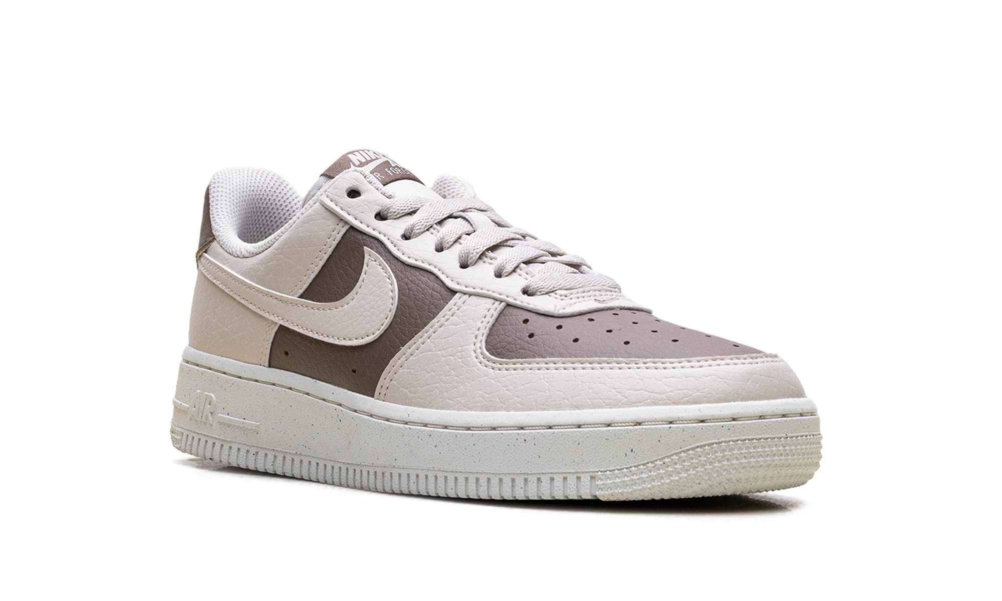 nike air force 1 low 07 mink brown sail white light orewood brown women s+IH0585-200+diagnol right view