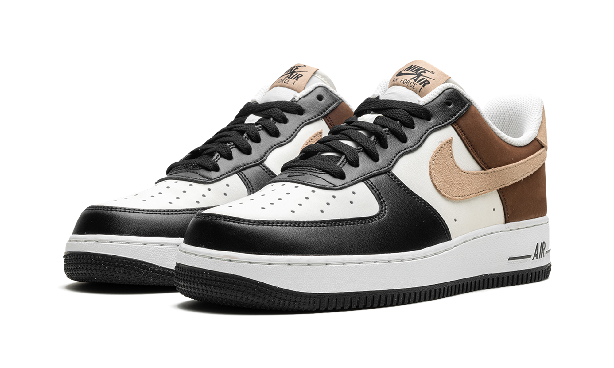 nike air force 1 low 07 mocha+FB3355-200+diagnol left view