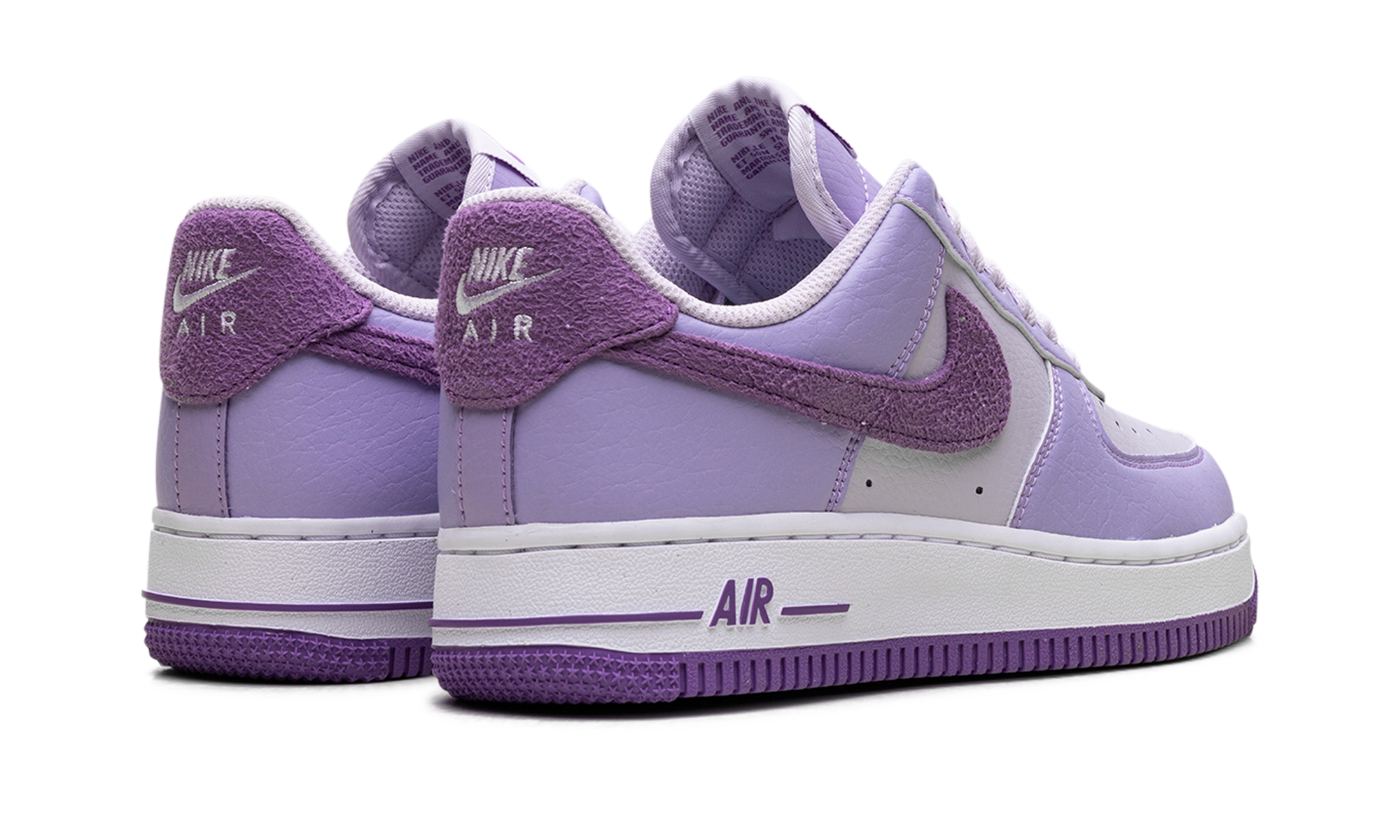 nike air force 1 low 07 next nature hydrangeas women s+HQ3905-500+diagnol right behind view