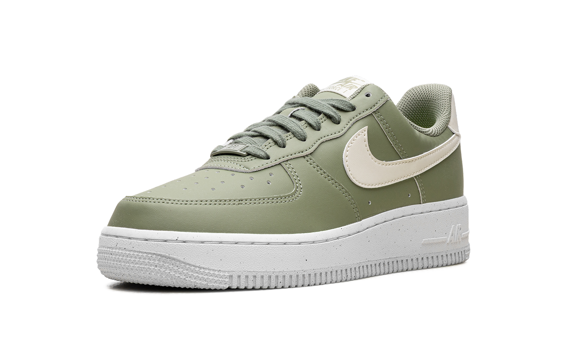 nike air force 1 low 07 next nature oil green sea glass women s+HF5062-386+left diagnol single view