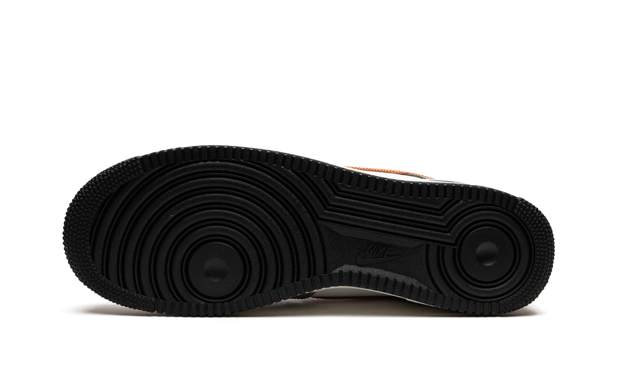 nike air force 1 low 07 oil green orange+FD0758-386+bottom view