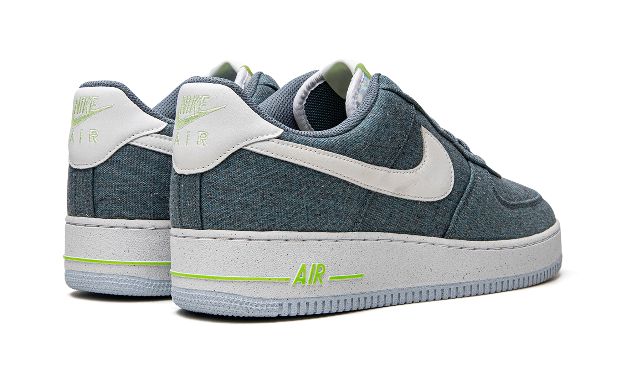 nike air force 1 low 07 ozone blue white+CN0866-001+diagnol right behind view