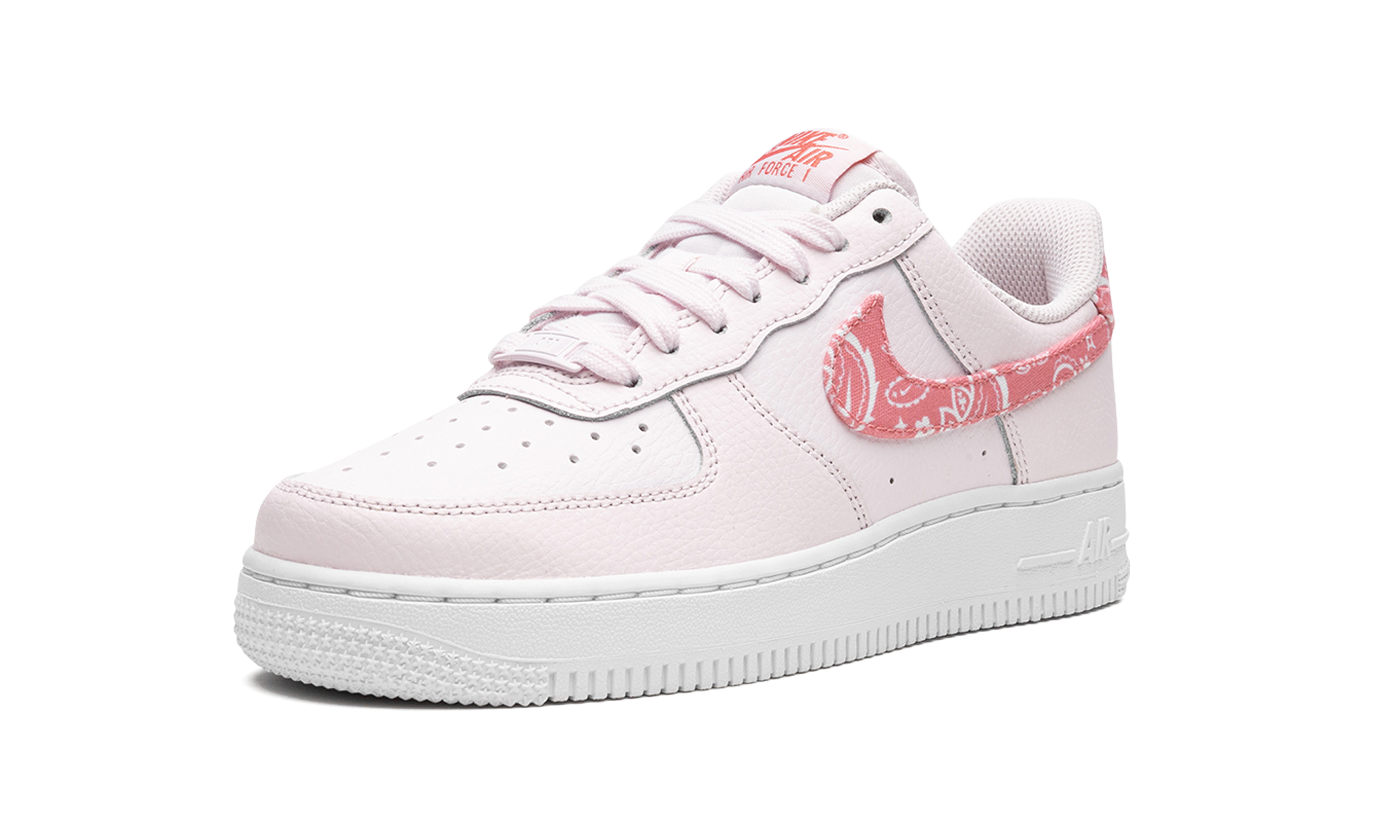 nike air force 1 low 07 paisley pack pink women s+FD1448-664+left diagnol single view