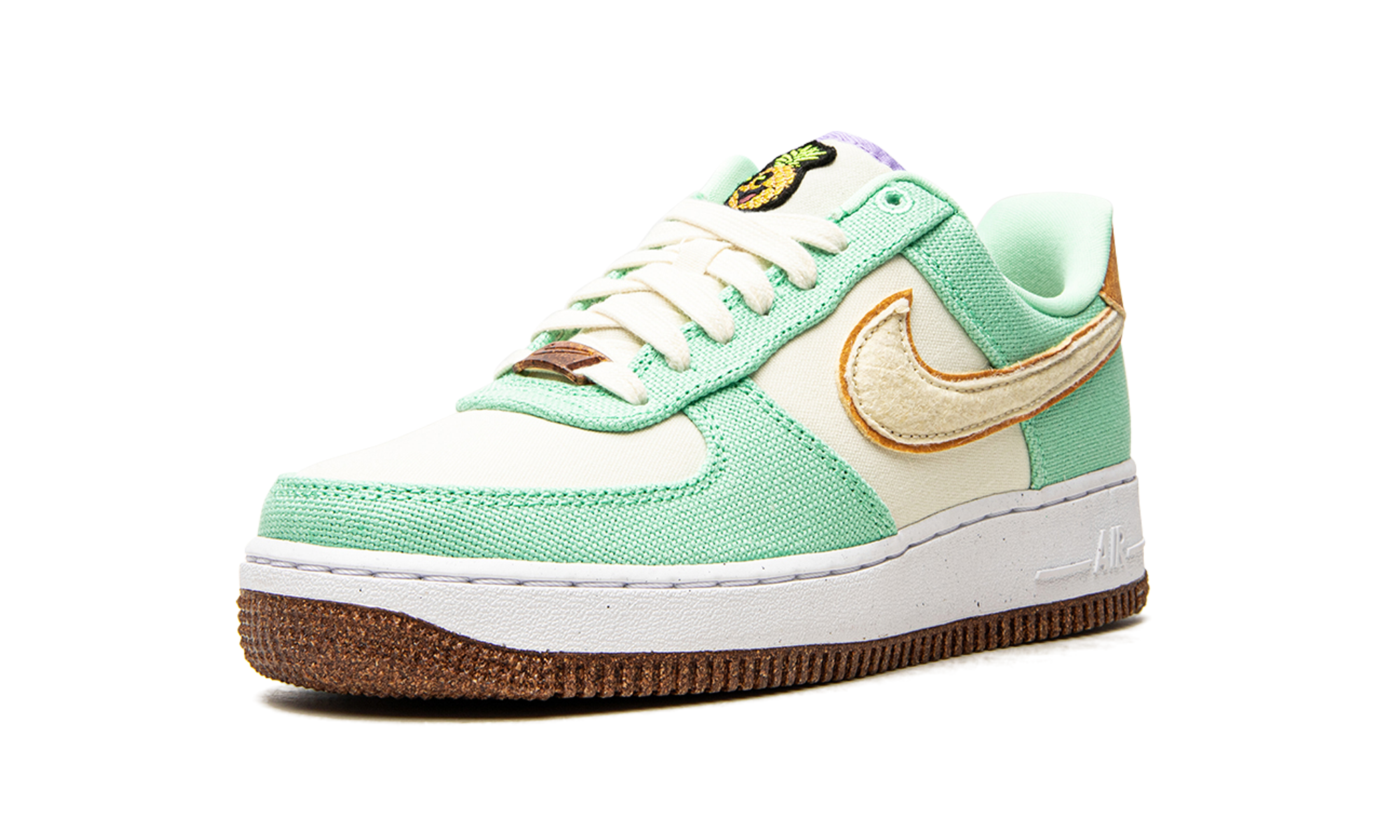 nike air force 1 low 07 pinapple women s+CZ0268-300+left diagnol single view