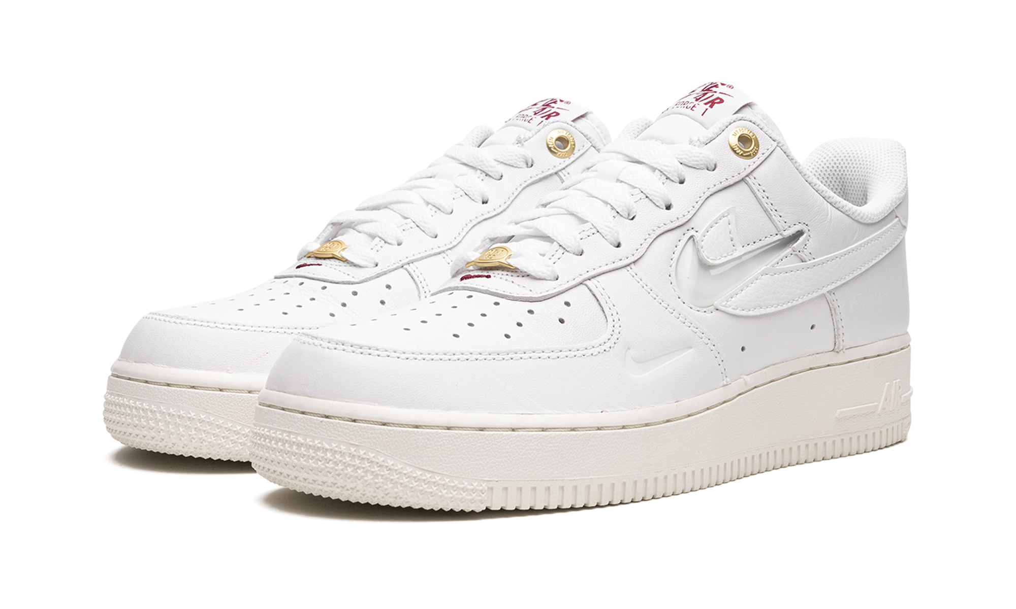 nike air force 1 low 07 premium history of logos white sail women s+DZ5616-100+diagnol left view