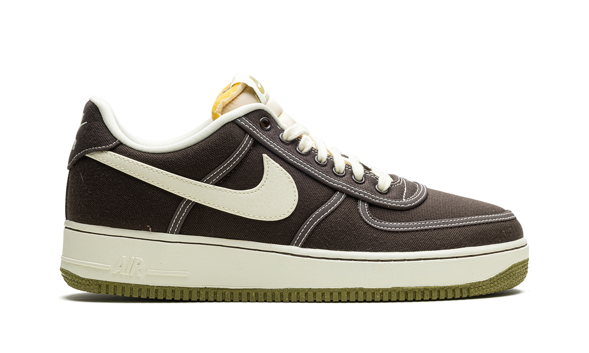 nike air force 1 low 07 prm canvas baroque brown+CI9349-201+right view