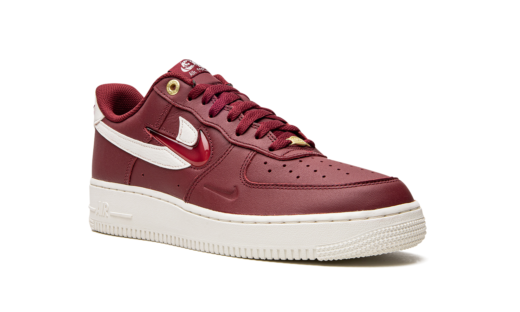 nike air force 1 low 07 prm greatest hits pack team red+DQ7664-600+diagnol right view