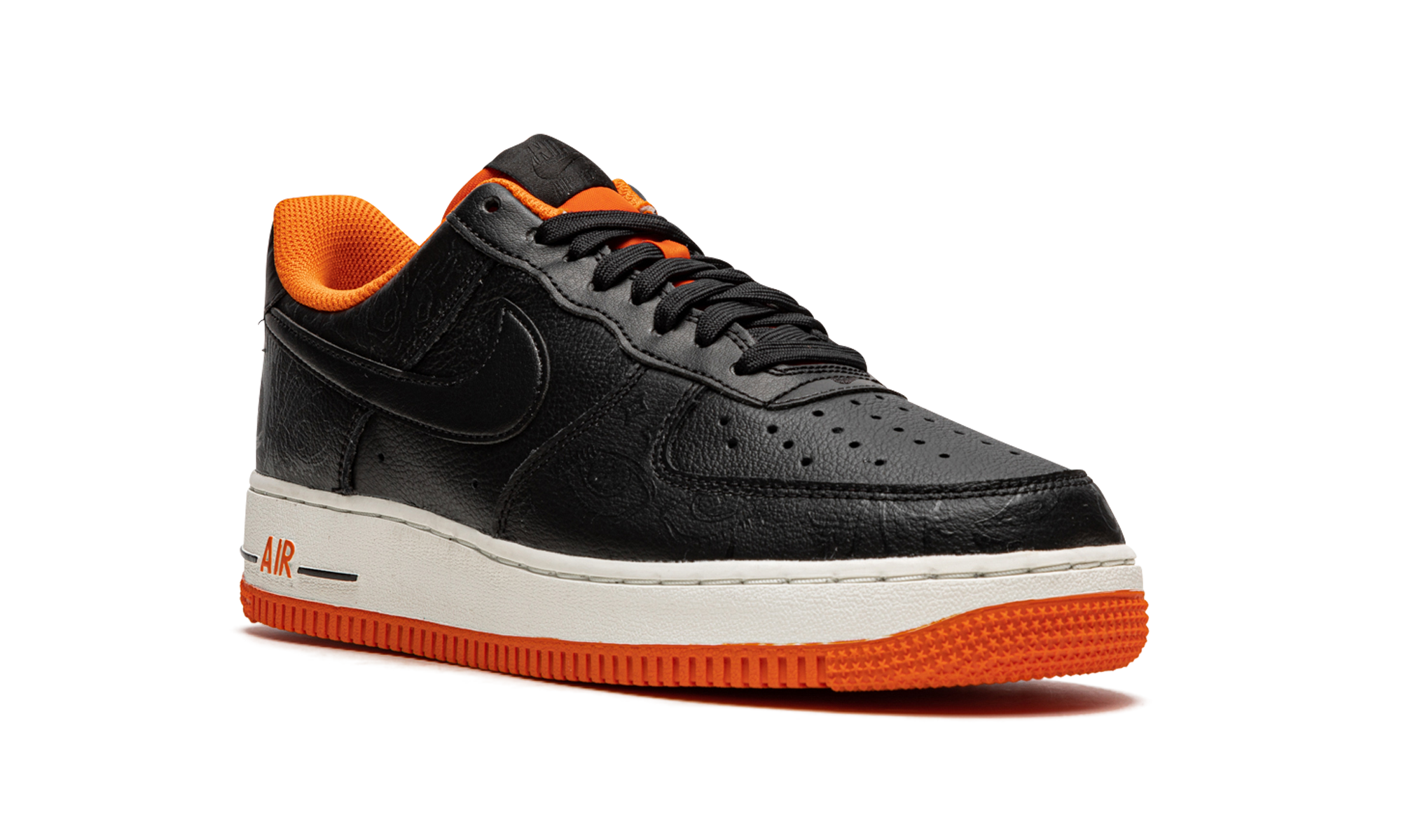 nike air force 1 low 07 prm halloween 2021+DC8891-001+diagnol right view