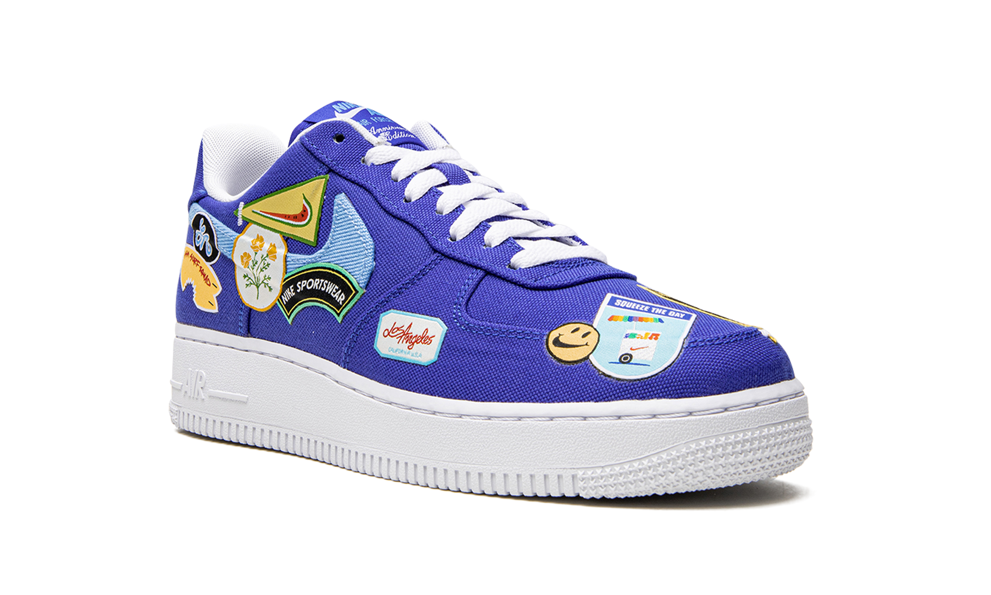 nike air force 1 low 07 prm los angeles patched up women s+DX2306-400+diagnol right view