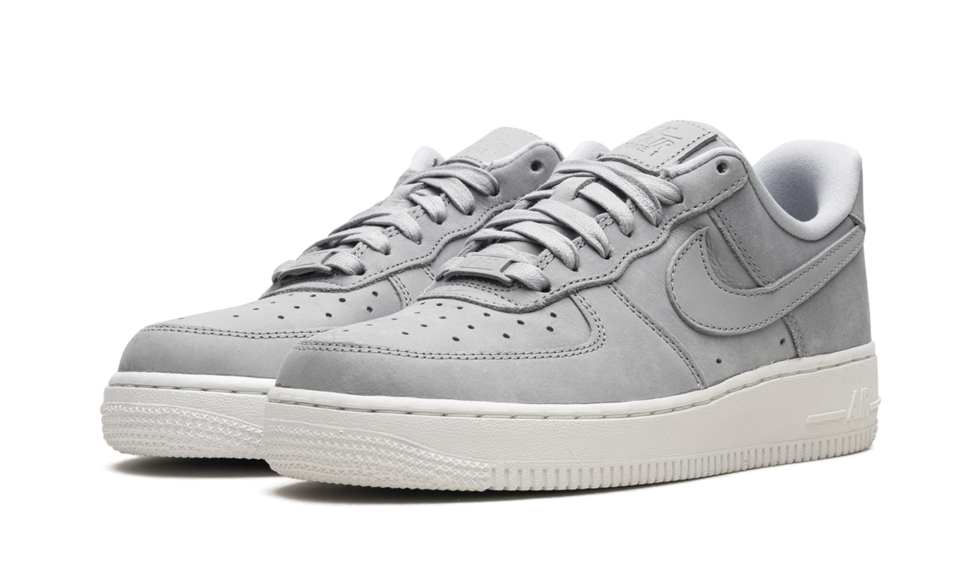 nike air force 1 low 07 prm wolf grey women s+DR9503-001+diagnol left view