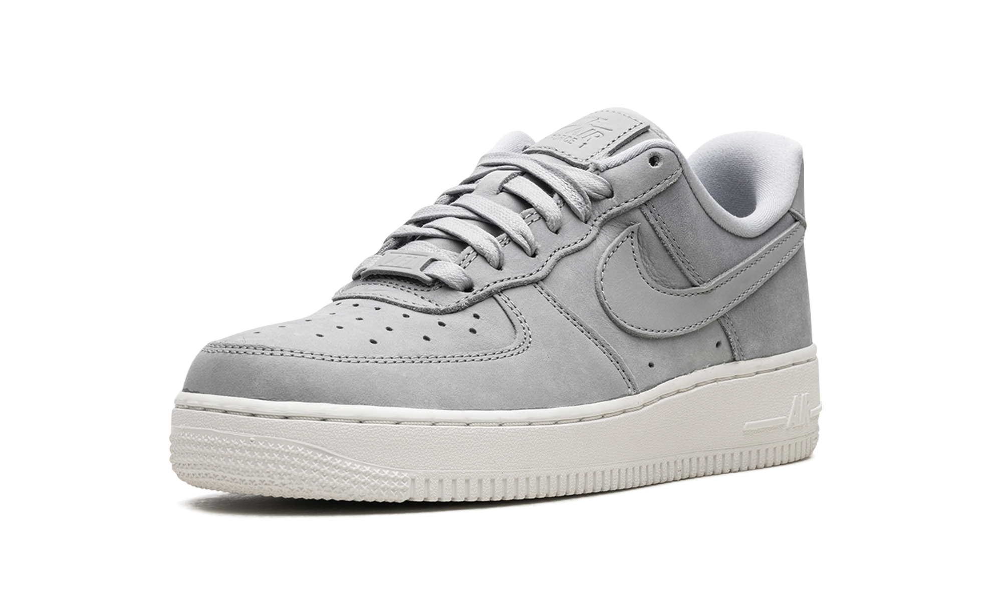 nike air force 1 low 07 prm wolf grey women s+DR9503-001+left diagnol single view