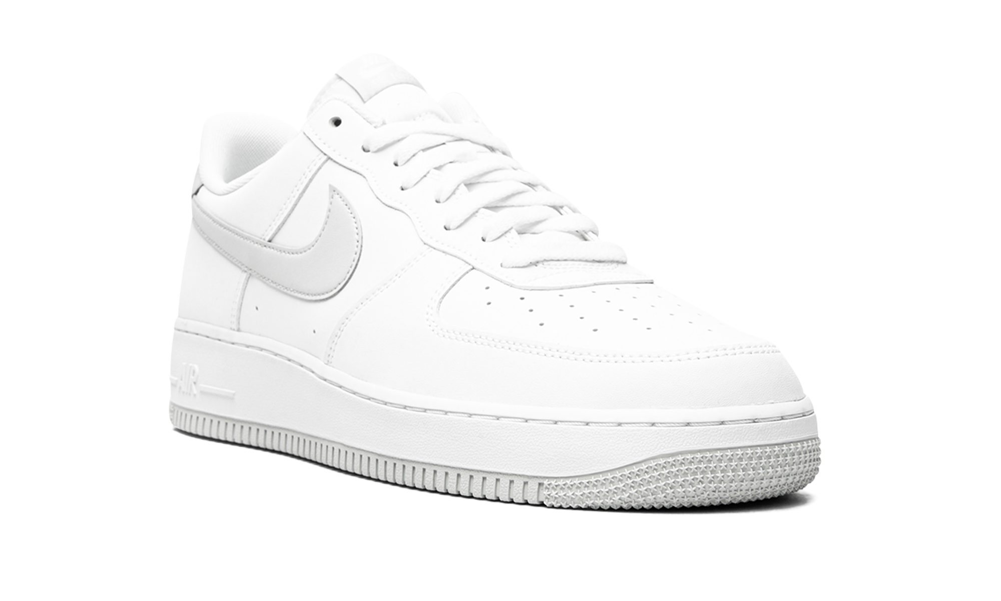 nike air force 1 low 07 pure platinum 2021+DC2911-100+diagnol right view