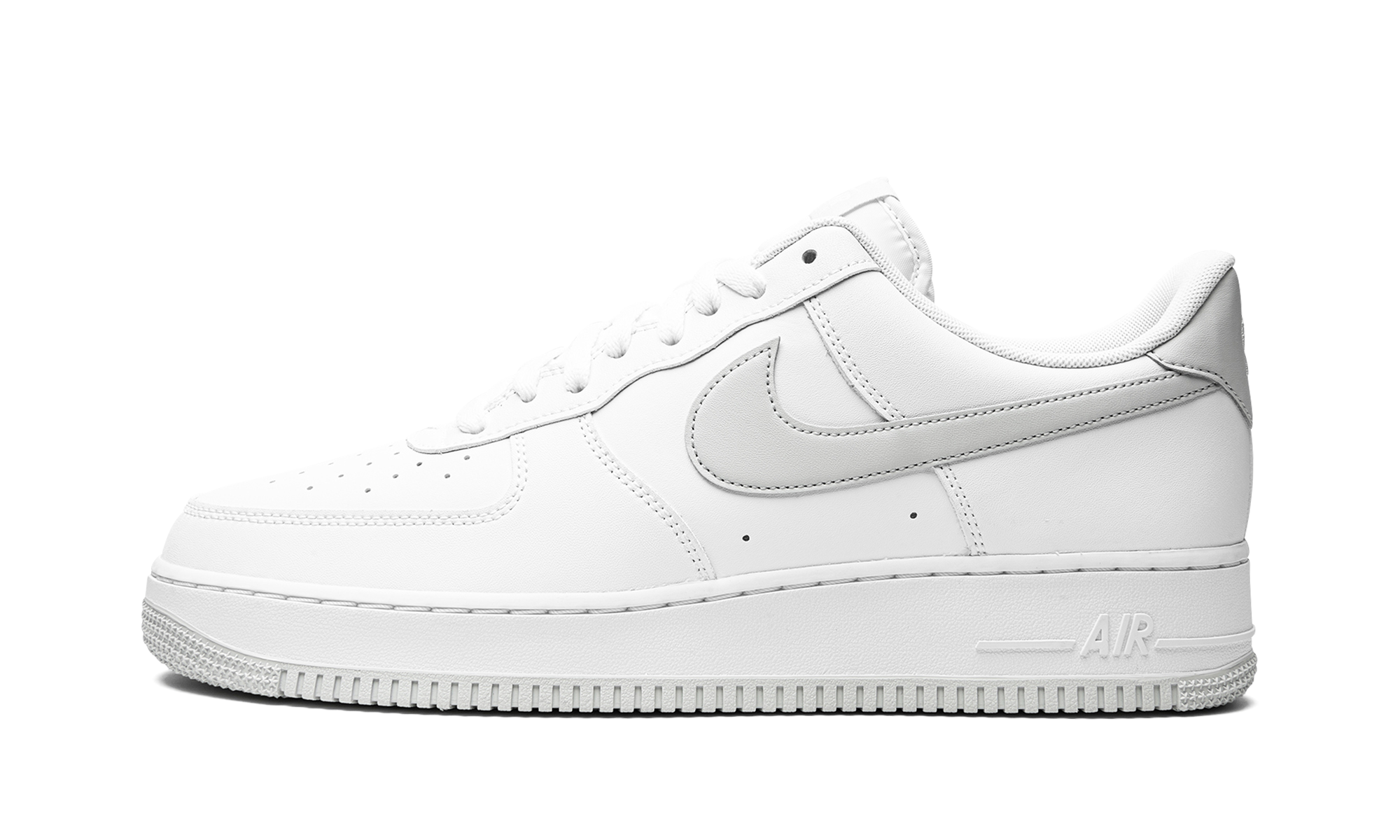 nike air force 1 low 07 pure platinum 2021+DC2911-100+diagnol right view 1