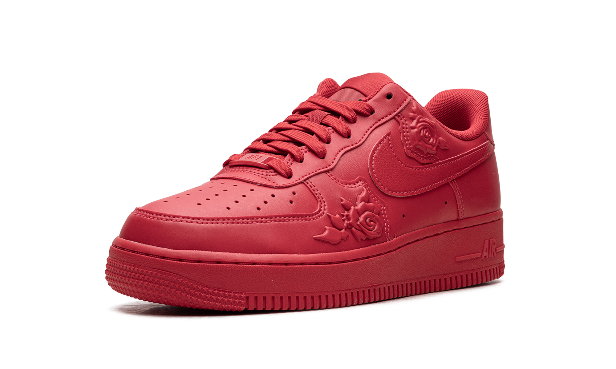 nike air force 1 low 07 red roses women s+HF2016-600+left diagnol single view
