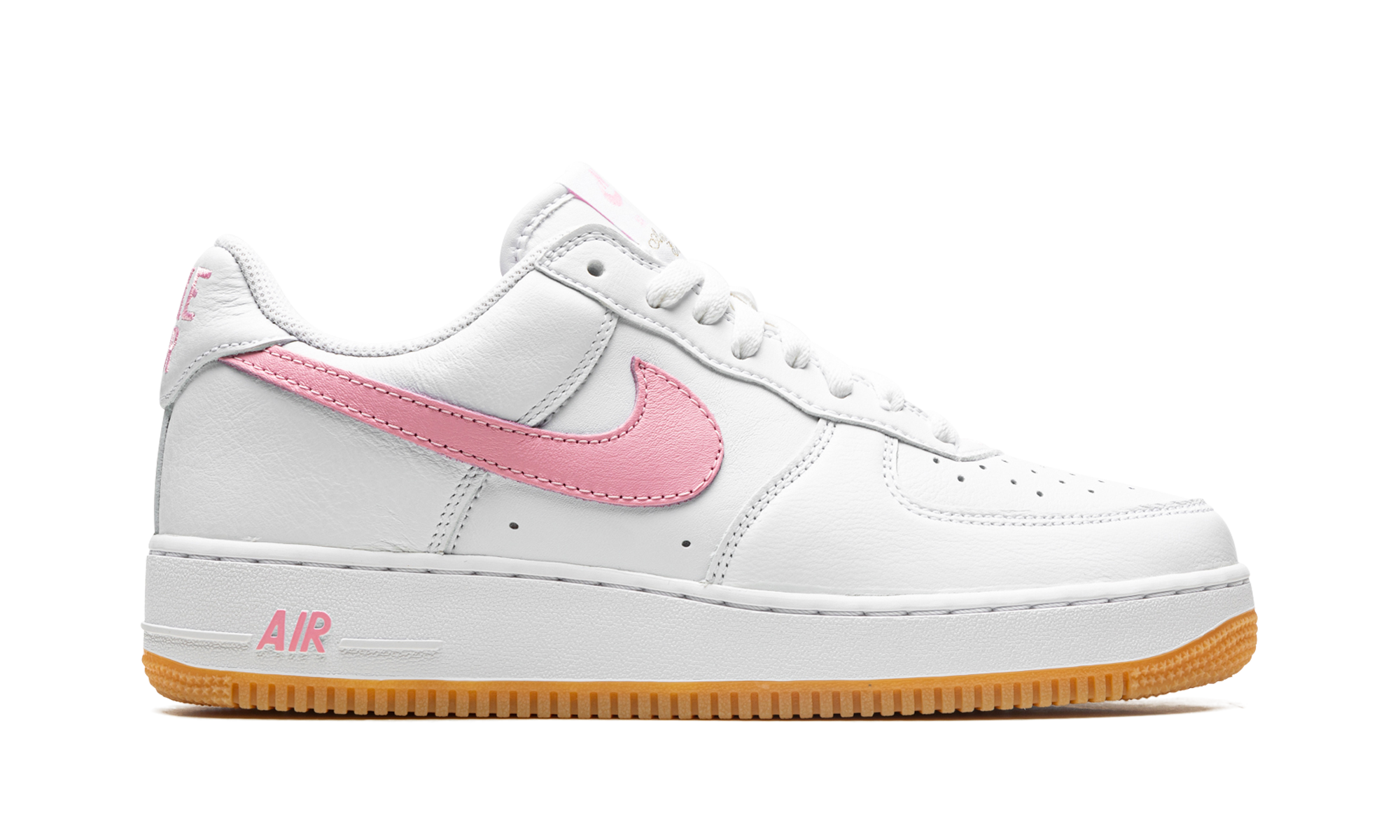 nike air force 1 low 07 retro color of the month pink gum+DM0576-101+right view