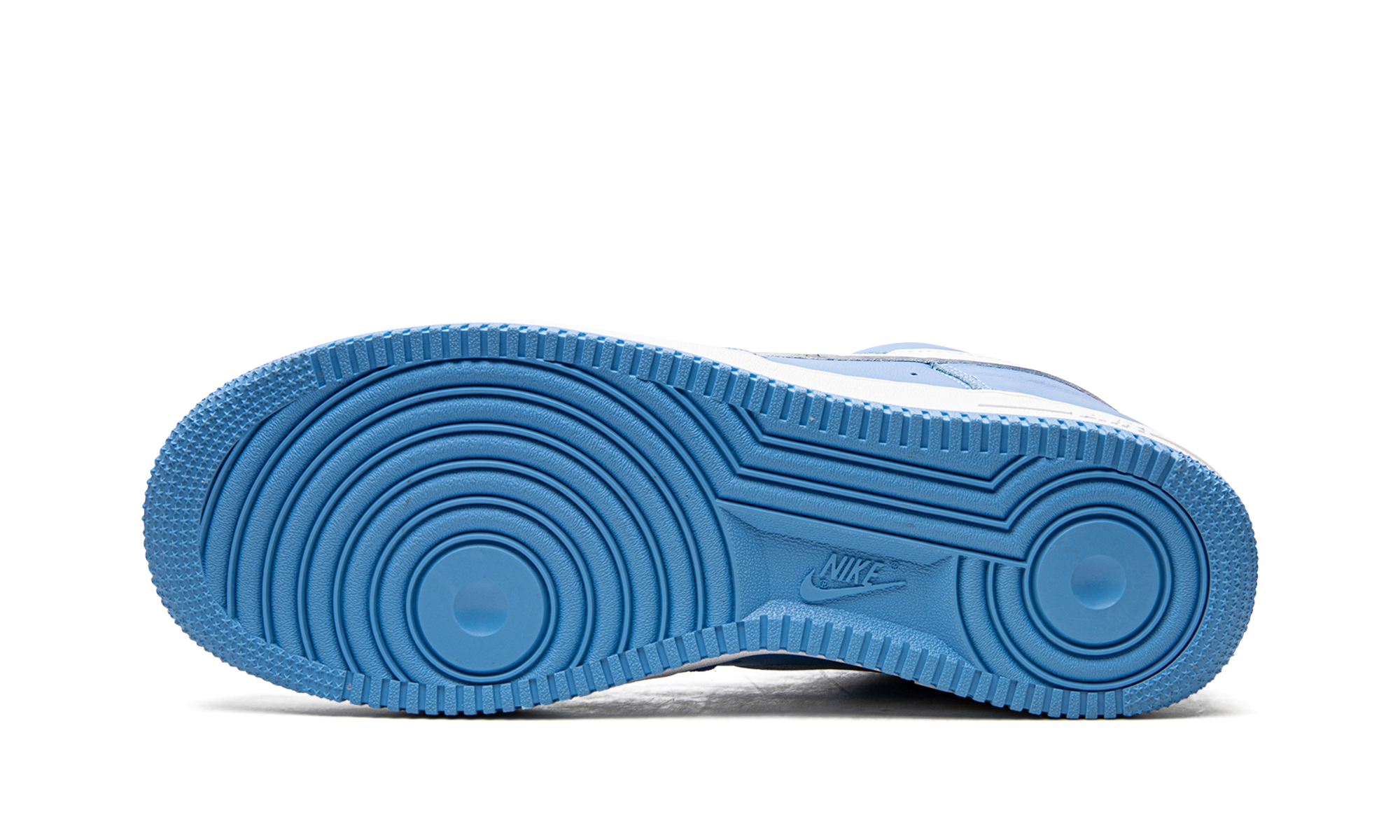 nike air force 1 low 07 retro color of the month university blue+DM0576-400+bottom view