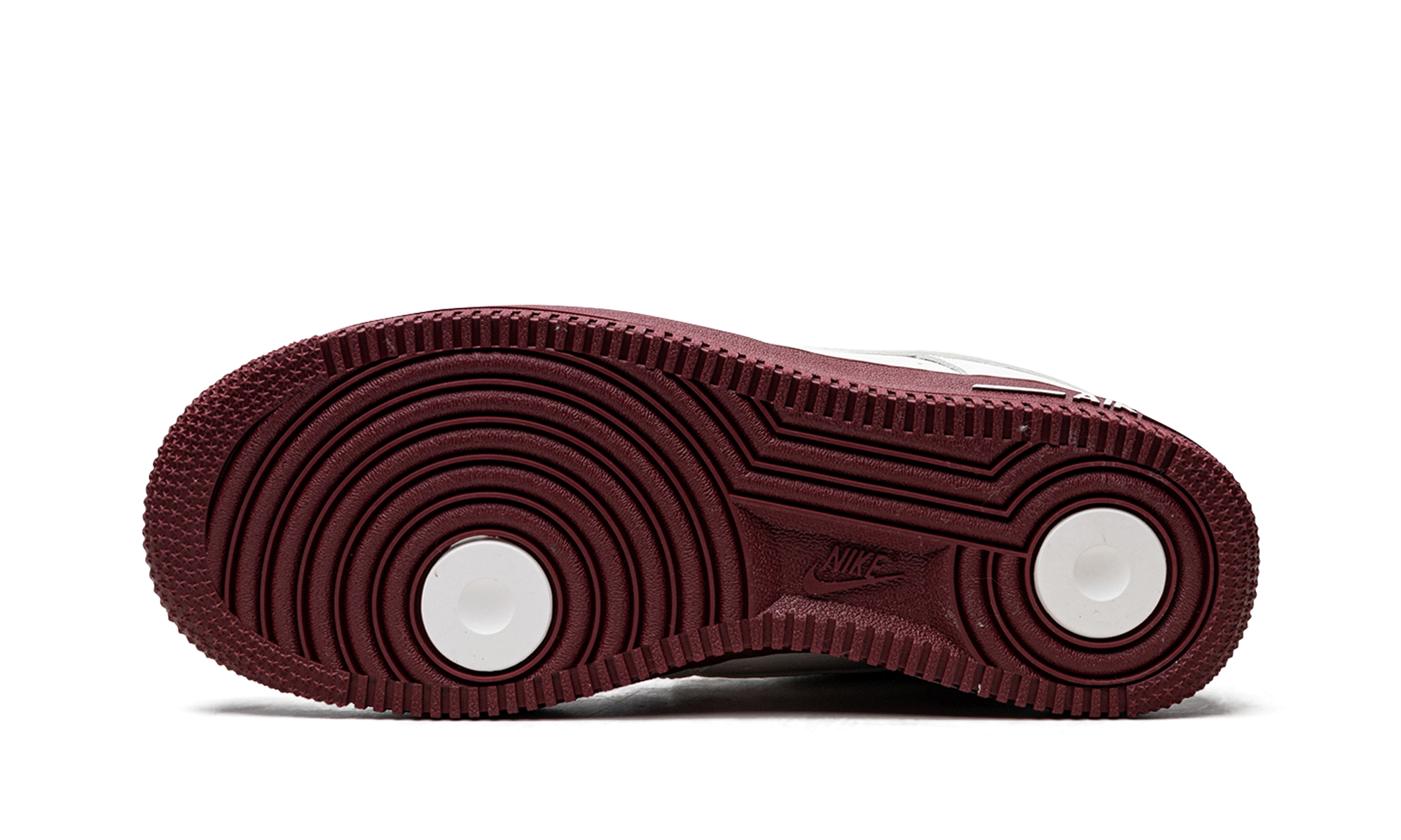 nike air force 1 low 07 se 40th anniversary edition sail team red women s+DQ7582-100+bottom view