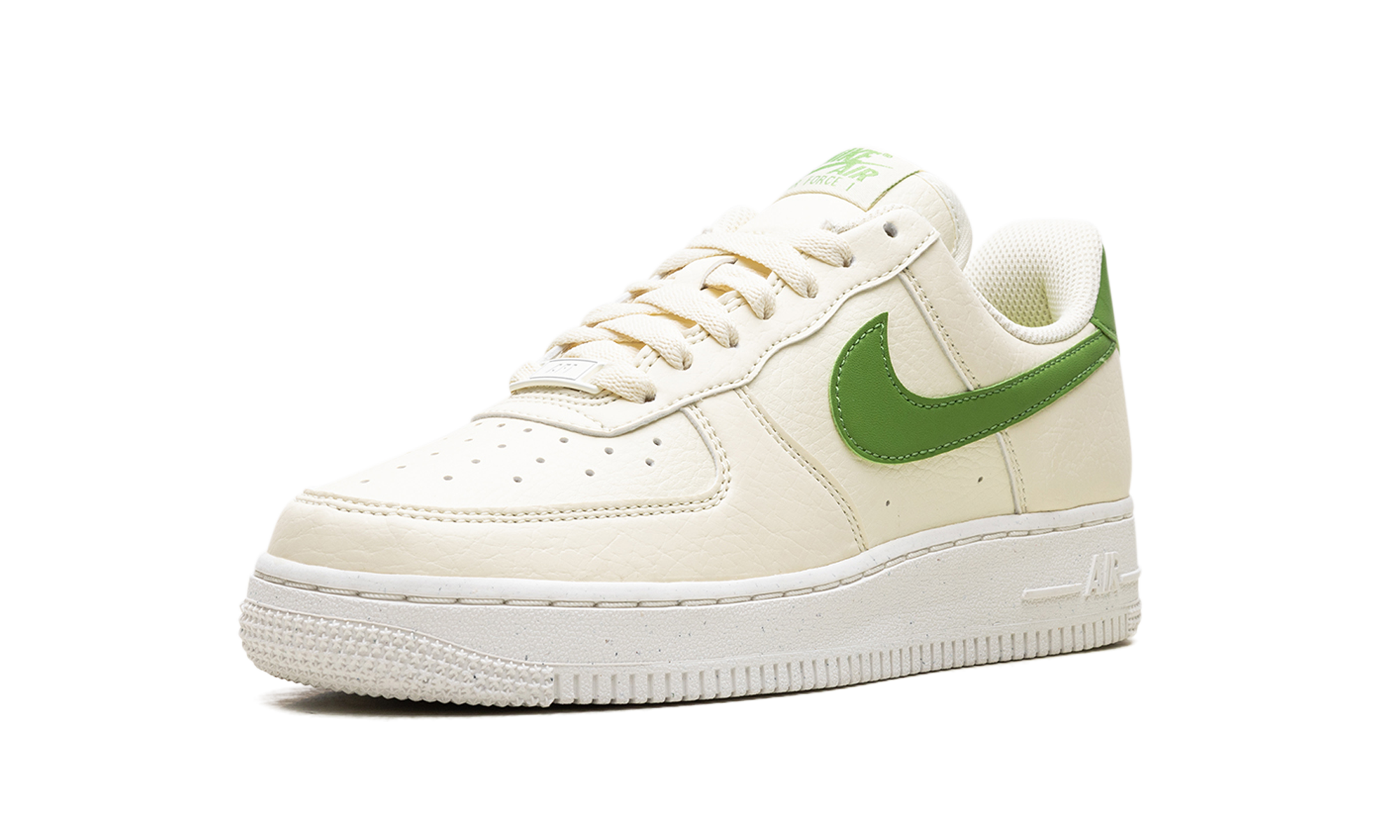 nike air force 1 low 07 se coconut milk chlorophyll women s+DV3808-102+left diagnol single view