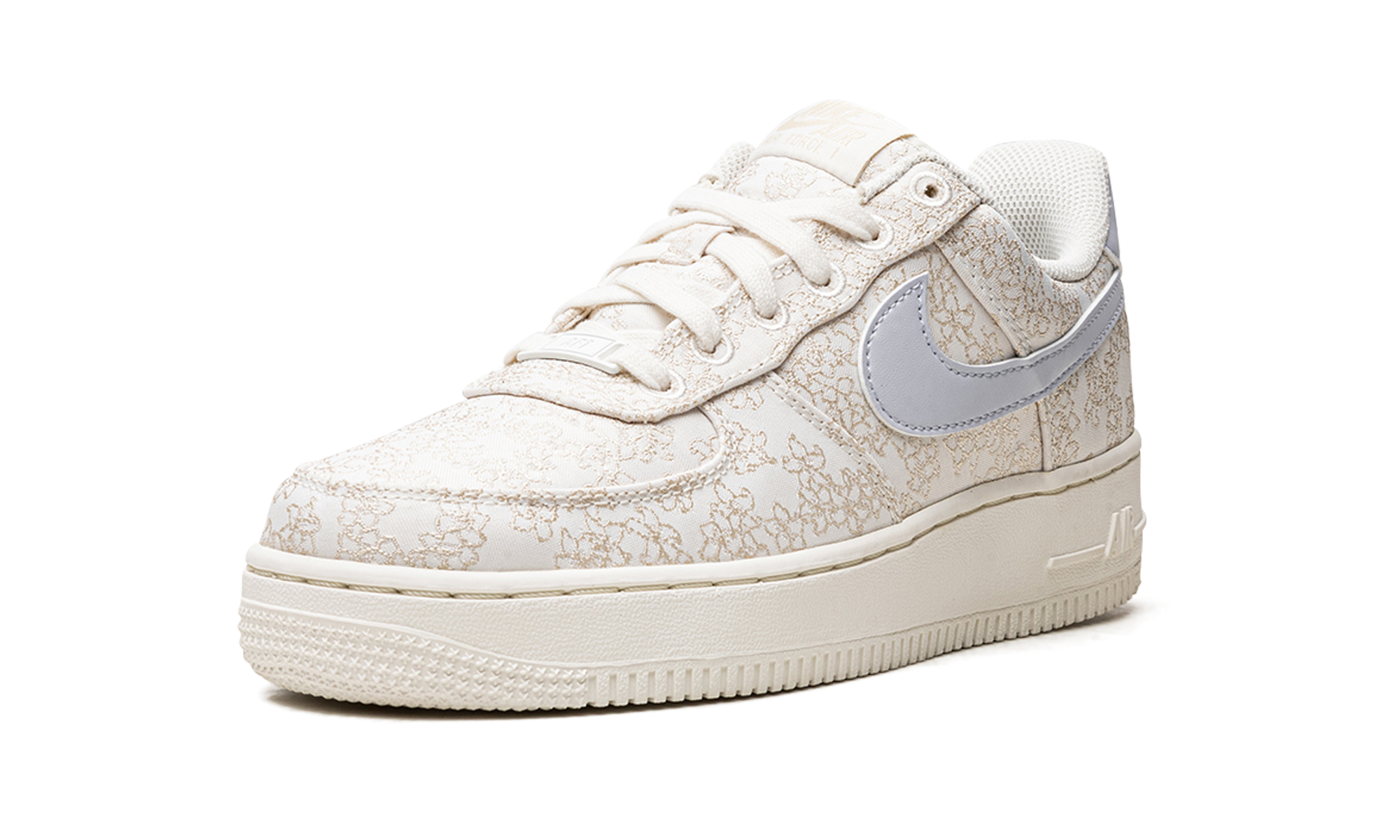 nike air force 1 low 07 se jacquard floral embroidery women s+DR6402-900+left diagnol single view