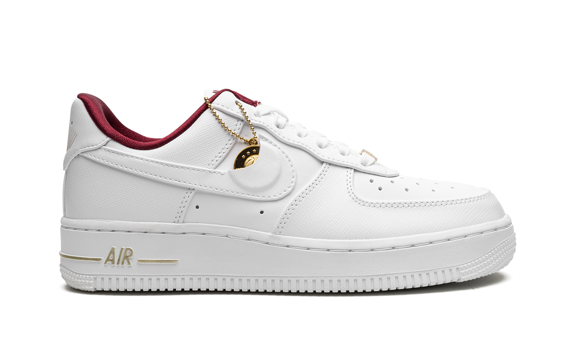 nike air force 1 low 07 se just do it summit white team red women s+DV7584-100+right view