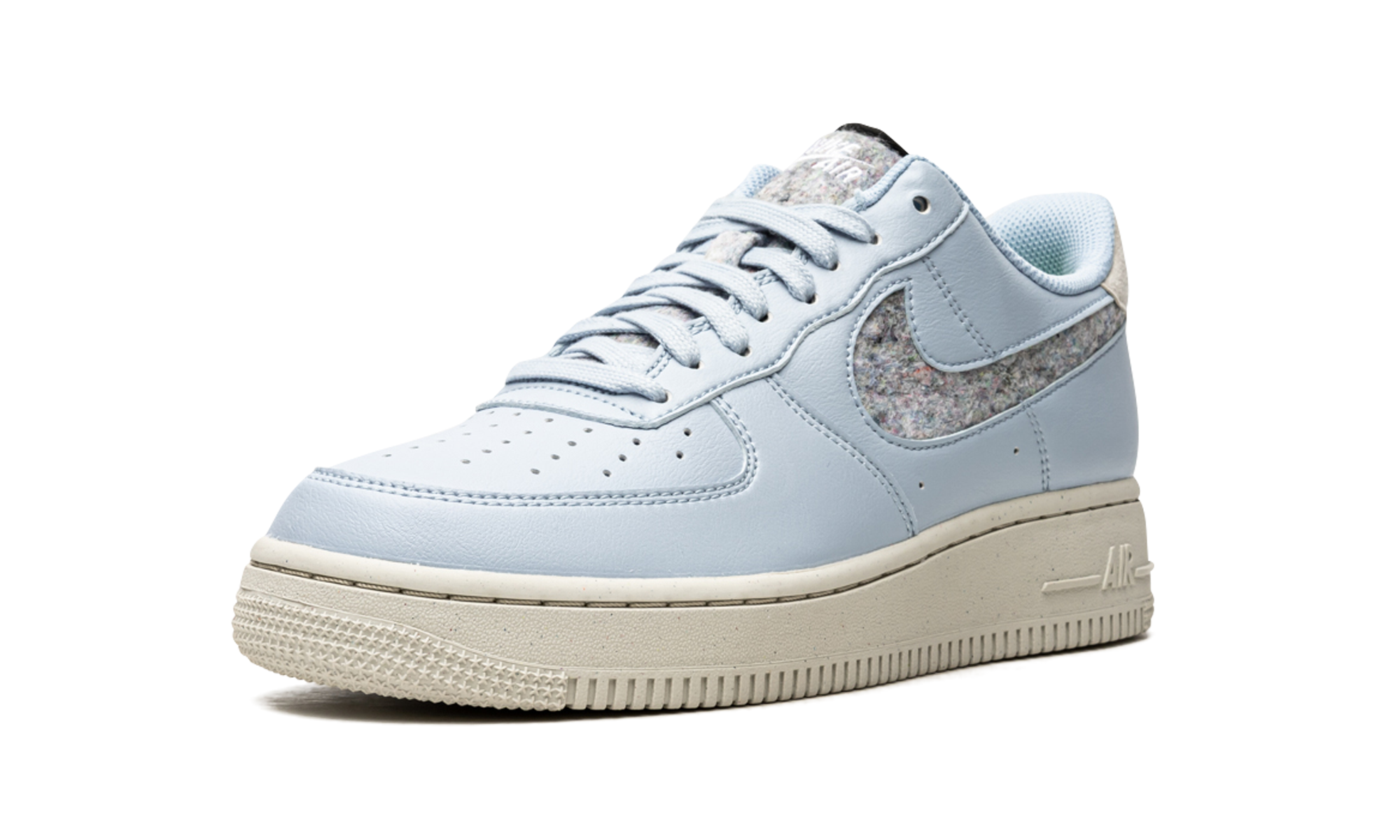 nike air force 1 low 07 se light armory blue women s+DA6682-400+left diagnol single view